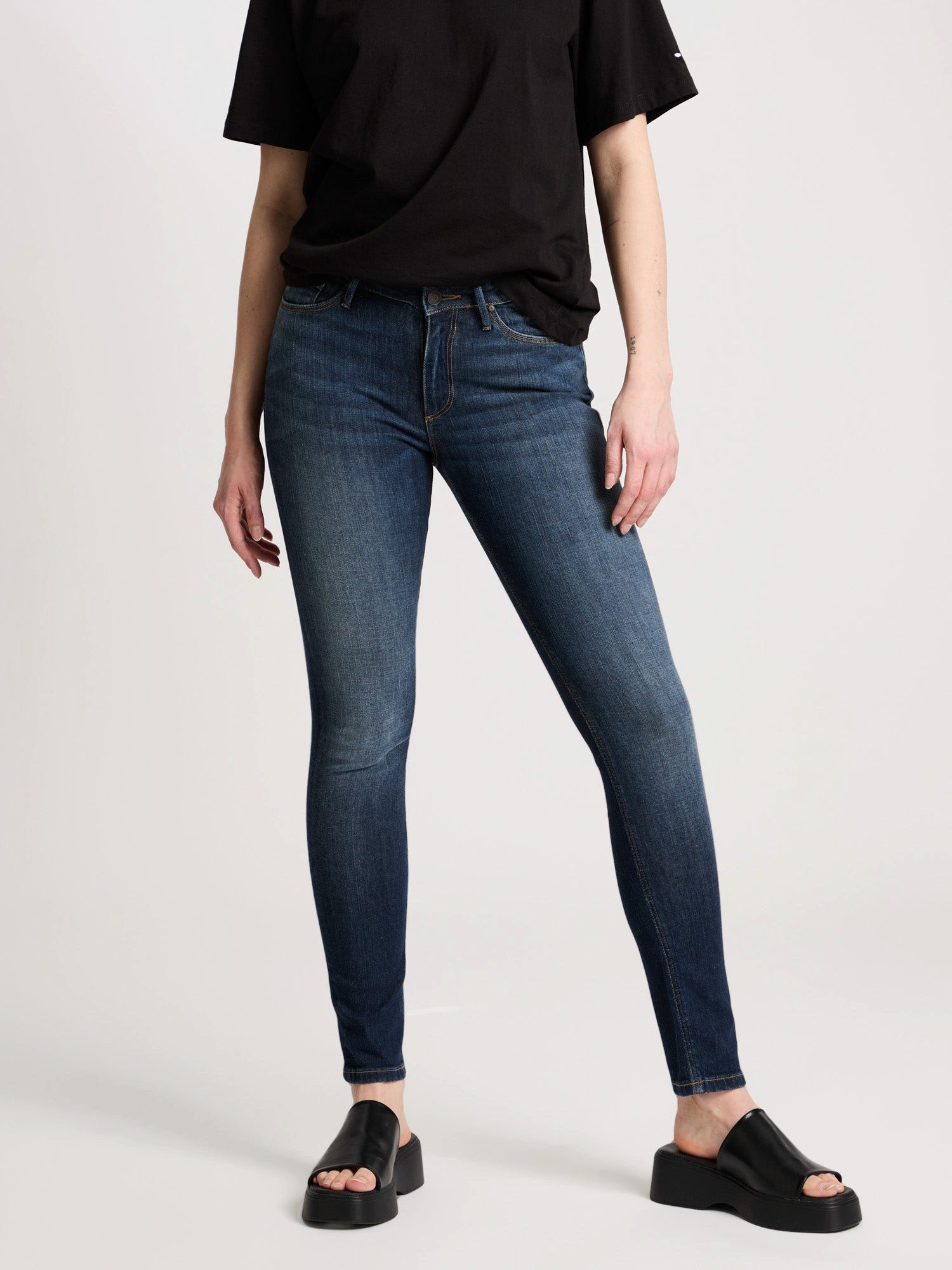 CROSS JEANS® Stretch-Jeans CROSS JEANS ALAN dark blue N497-240