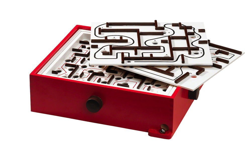 5 BRIO® 34020 Labyrinth rot mit Teile Übungsplatten Brio Spiel, Familienspiele
