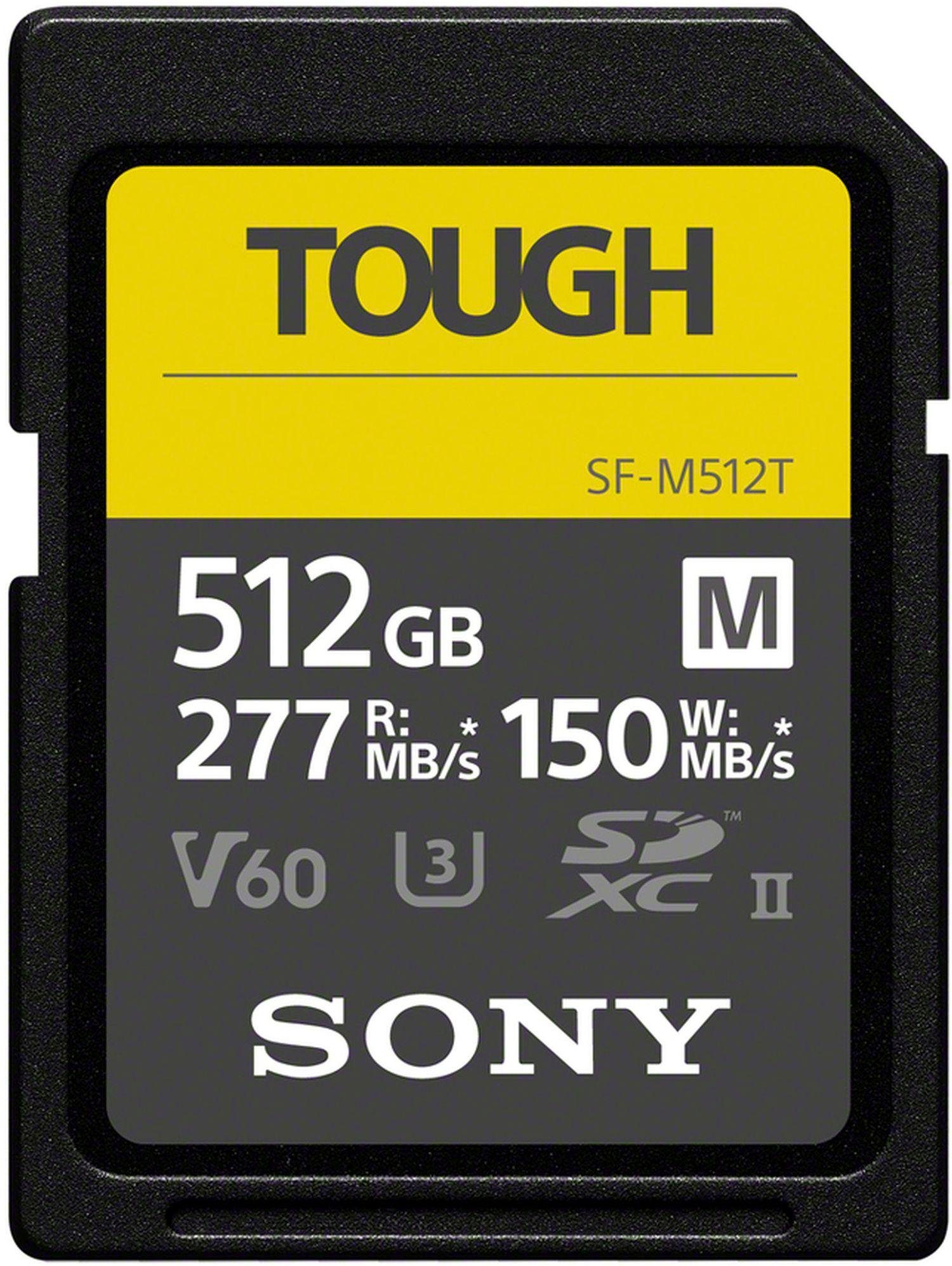 Sony SDXC-Karte 512GB TOUGH Cl10 UHS-II U3 V60 Speicherkarte