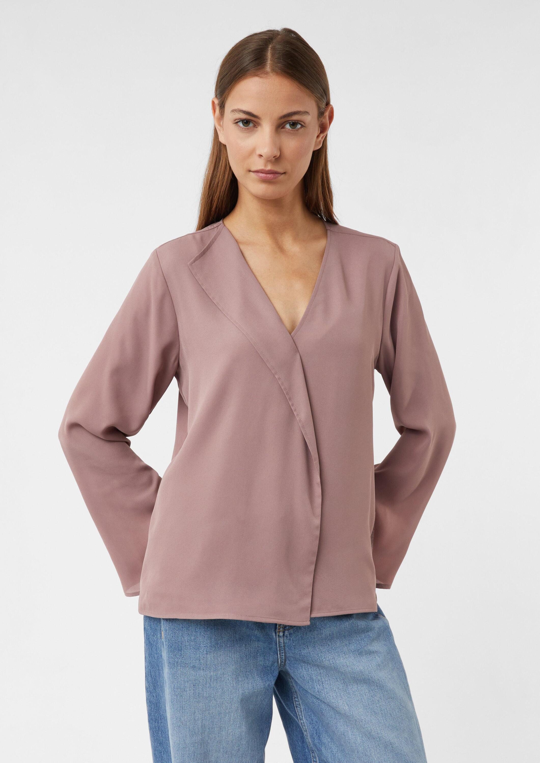 comma Langarmbluse Bluse Feminine Bluse mit günstig online kaufen