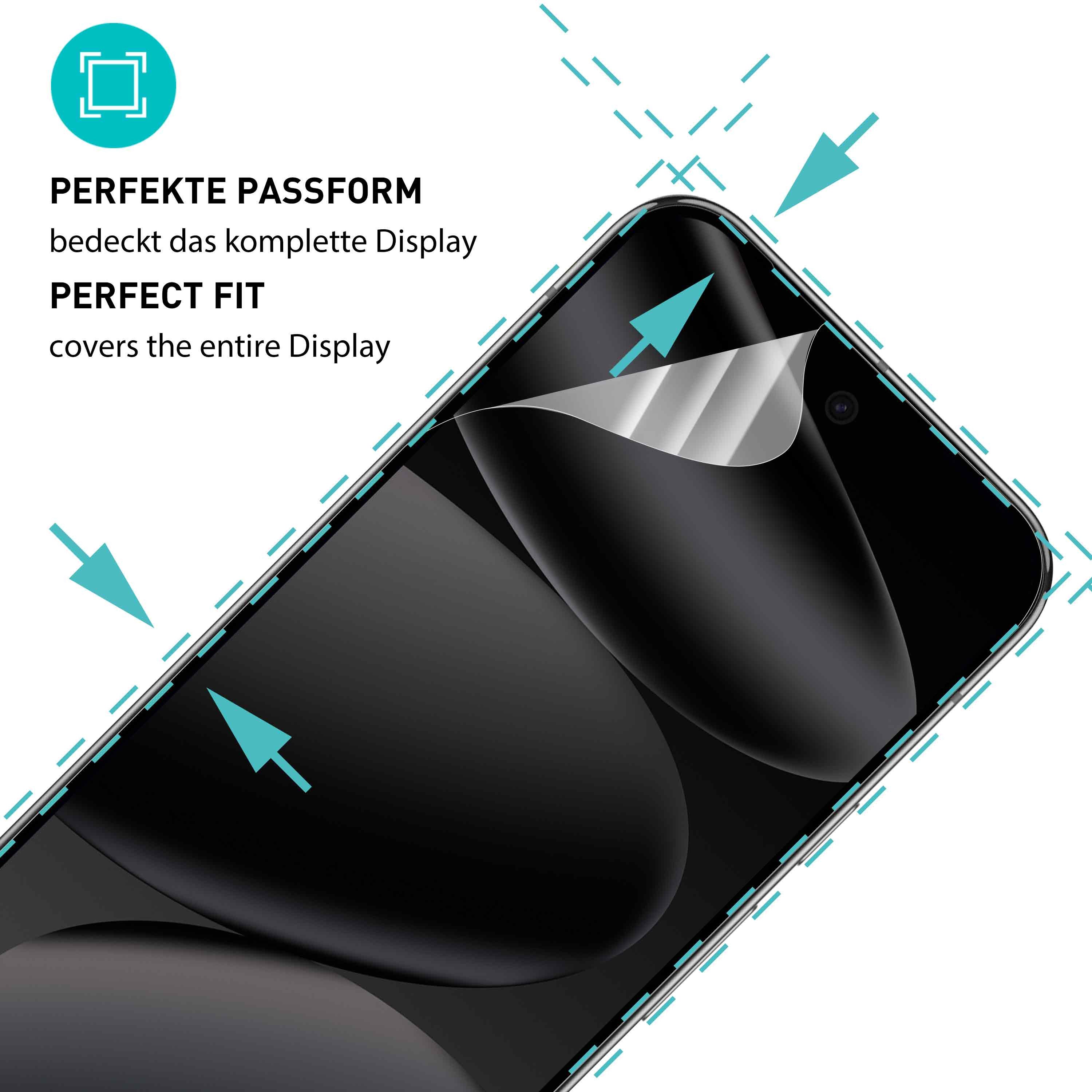 smartect Displayschutzfolie TPU Schutzfolie Klar für Google Pixel 10 Pro XL, Set, 2 Stück, (Display + Kamera) Panzerfolie Displayfolie