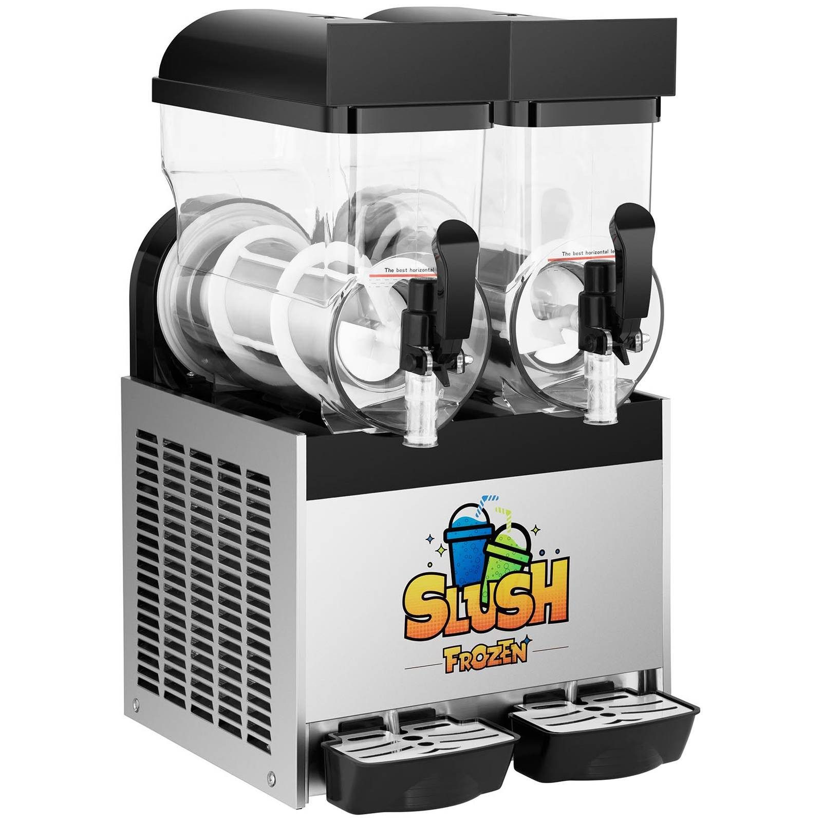 Royal Catering Slush-Eismaschine 2 x 12 L Slushmaschine Eismaschine Softeis Slusheis Gastronomie, 770 W – Bild 2 von 5