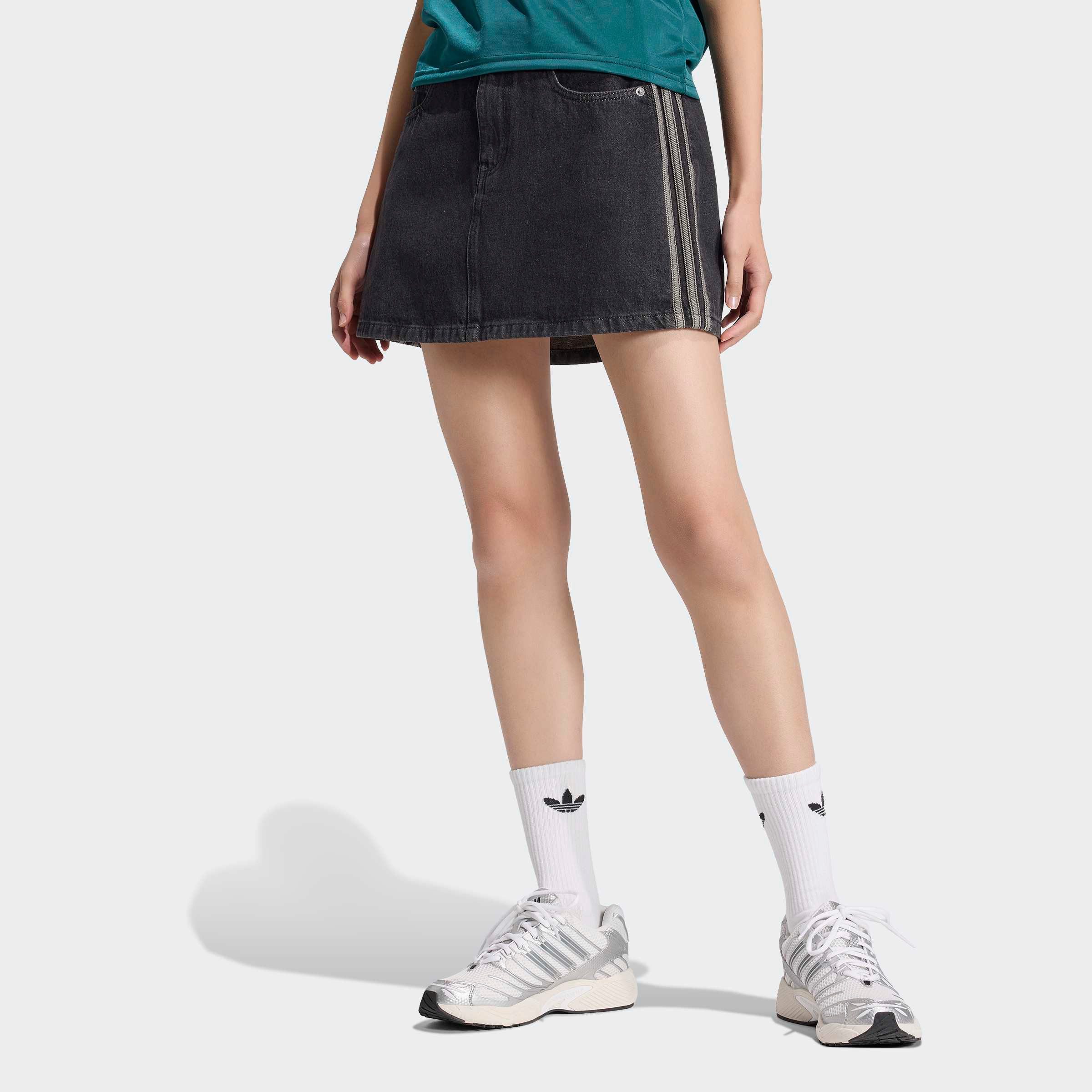 adidas Originals Sweatrock 3S SK D mit Druckknopfverschluss, sportlicher Stil, aus Baumwolle