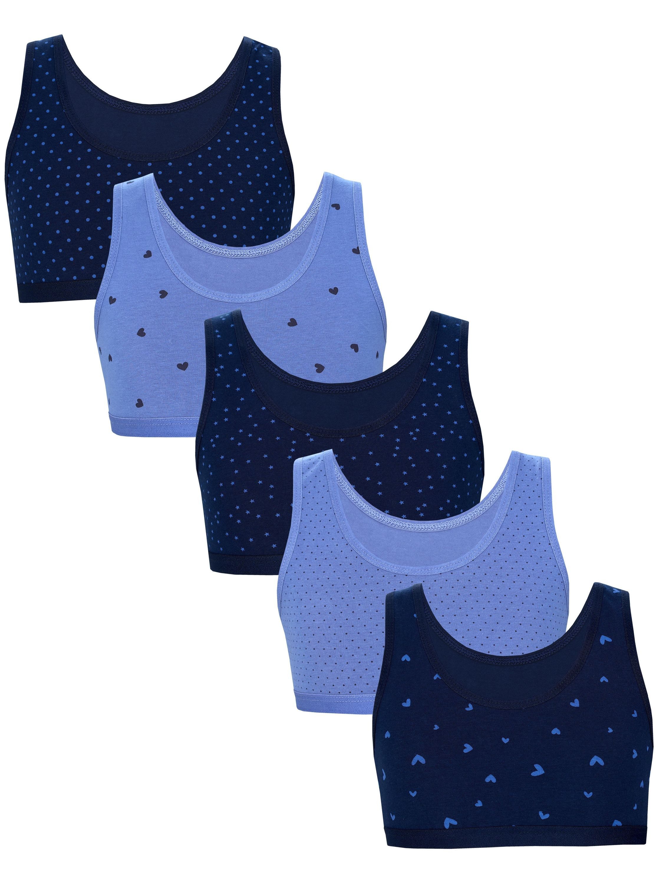 TupTam Bustier TupTam Mädchen Bustier mit breiten Trägern 5er Pack