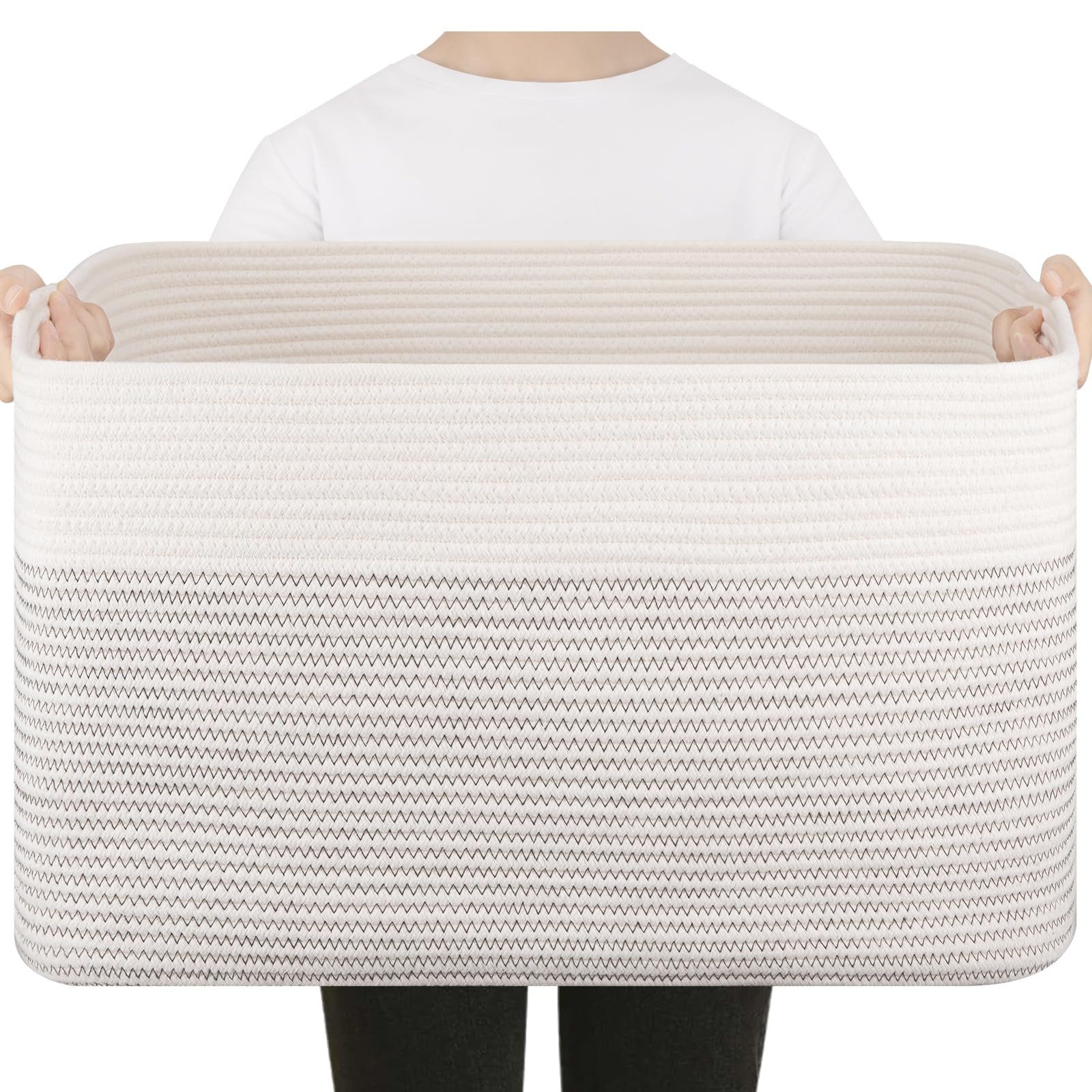 Agger Aufbewahrungskorb Wäschekorb, Korb Aufbewahrung, Faltbarer Wäschekorb, Aufbewahrungskorb, für Baby Spielzeug, Square Laundry Baskets, Korb Aufbewahrung