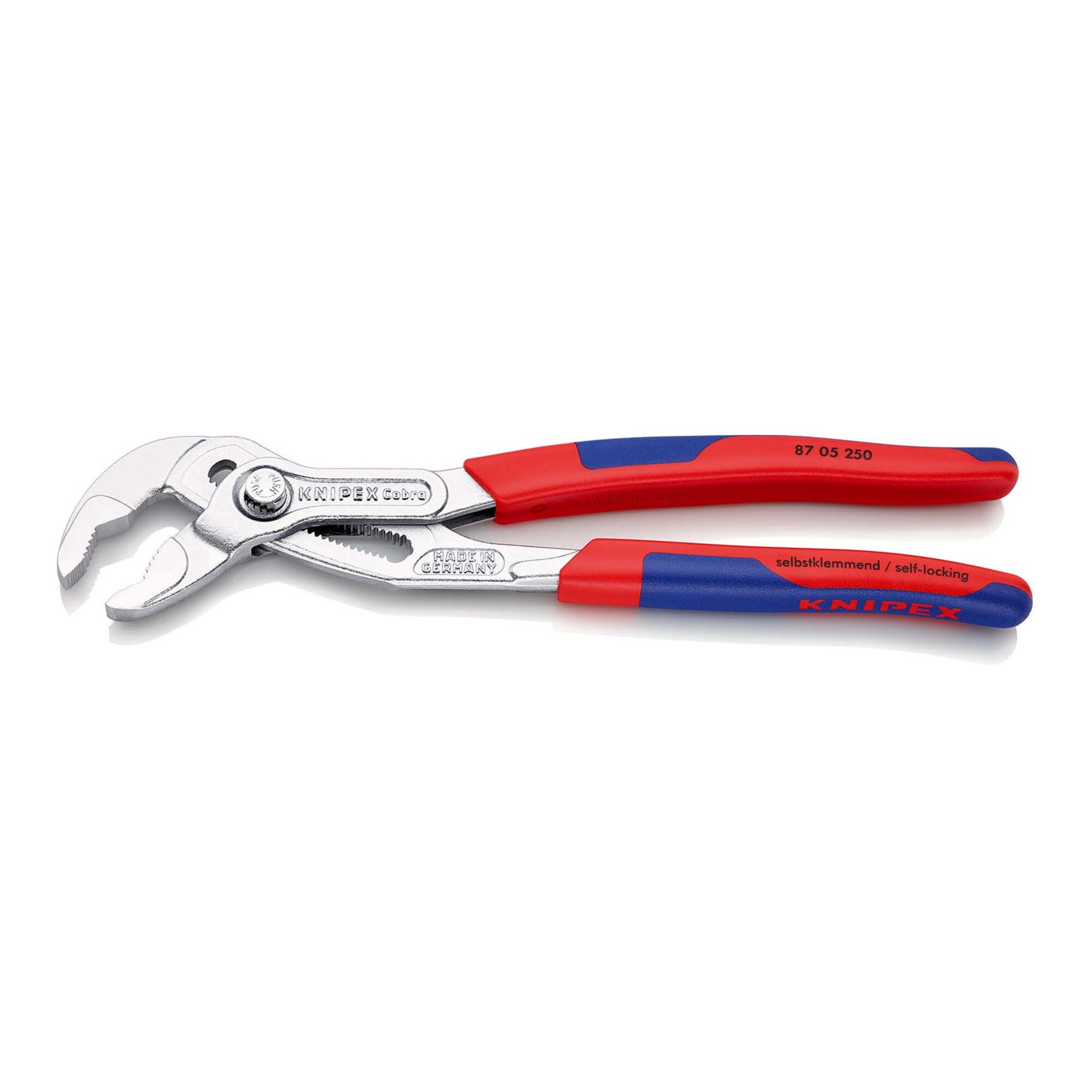 Knipex Wasserpumpenzange KNIPEX 87 05 250 Cobra® Hightech-Wasserpumpenzange mit schlanken
