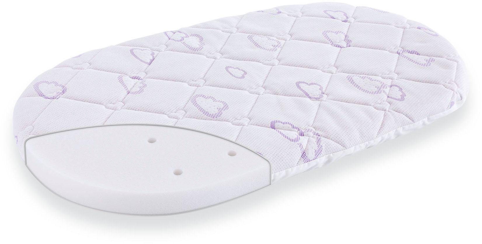 Babymatratze Kleine Matratze Sleepy, Träumeland, 5 cm hoch, oval