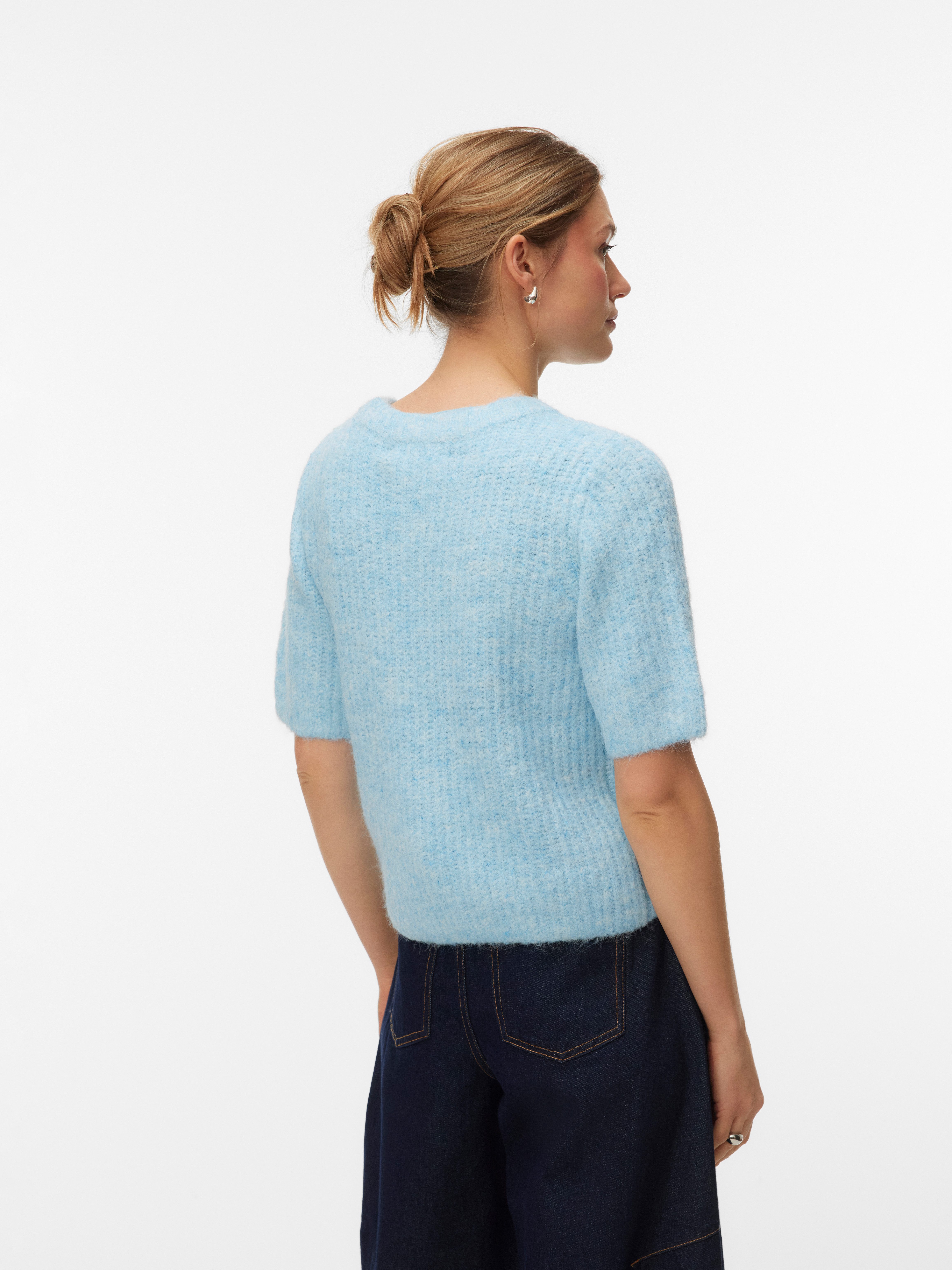 Vero Moda Strickpullover VMAWSOME 2/4 O-NECK PULLOVER NOOS