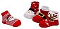 BRUBAKER Socken »Babysocken für Jungen und Mädchen 0-12 Monate« (4-Paar, Baumwollsocken mit Weihnachts-Motiven) Baby Geschenkset für Neugeborene in Geschenkverpackung mit Schleife, Bild 2