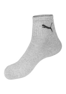 PUMA Sportsocken short crew (3-Paar) mit klassischer Rippe