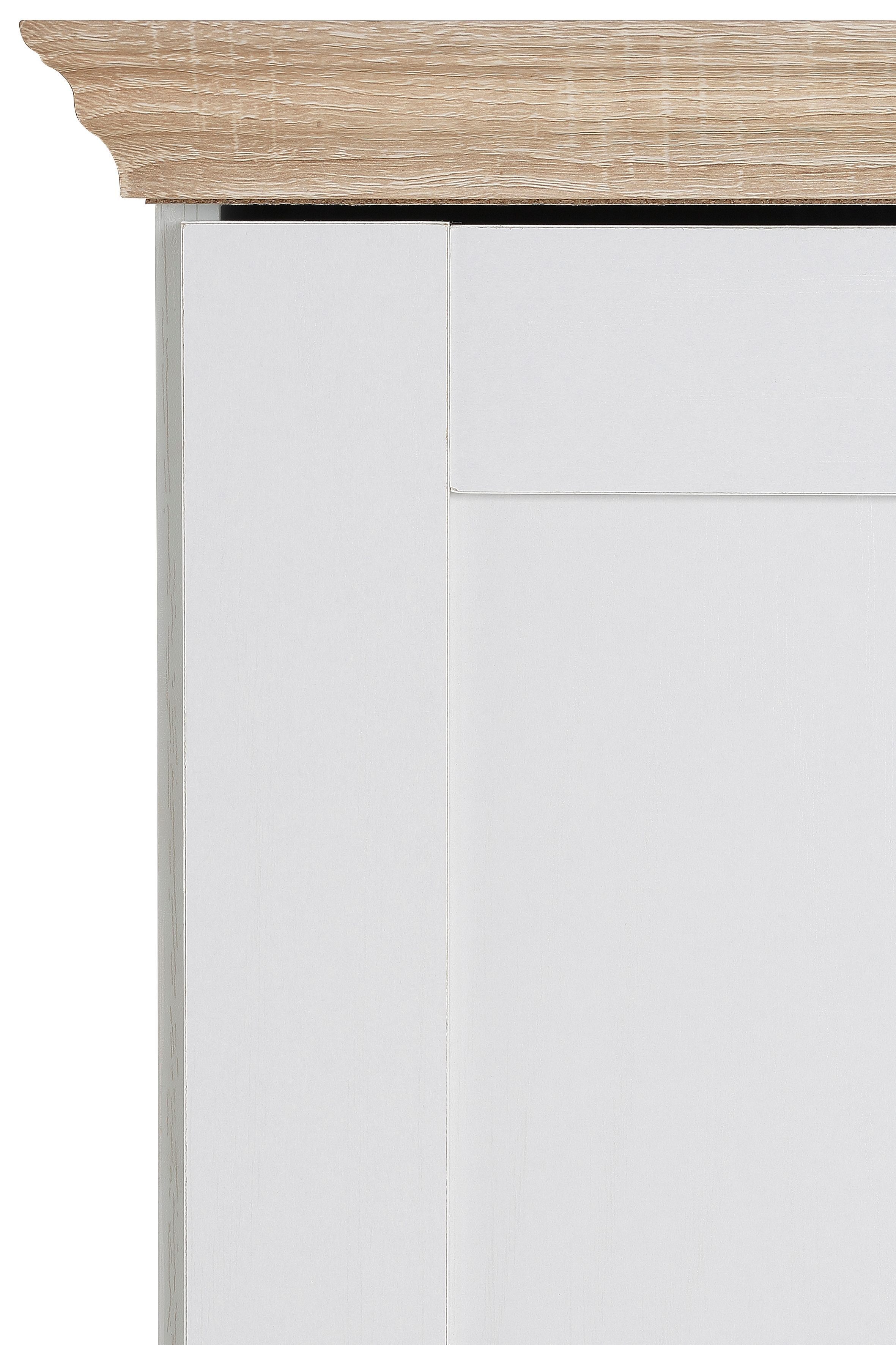 Home affaire Garderobenschrank Binz mit schöner Holzoptik, mit vielen Stauraummöglichkeiten, Höhe 180 cm