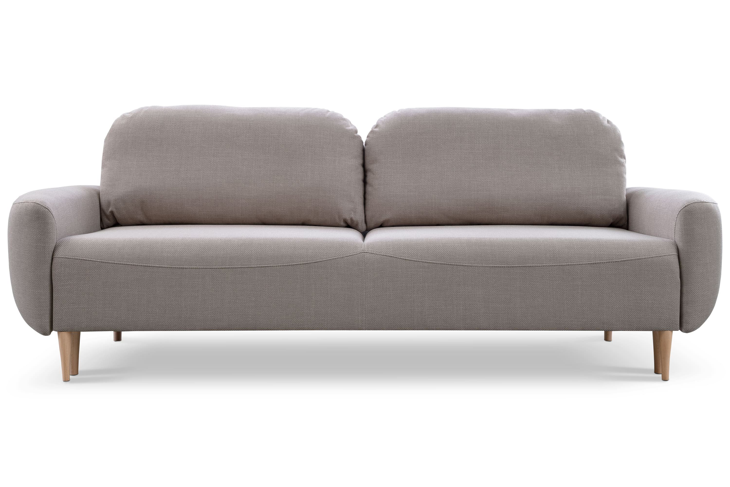 MOEBLO Sofa Bohdan, mit Schlaffunktion mit Bettkasten, Couch Polstermöbel Sitzmöbel Wohnzimmermöbel 3-Sitzer-Sofa Stoffsofa, mit Relaxfunktion