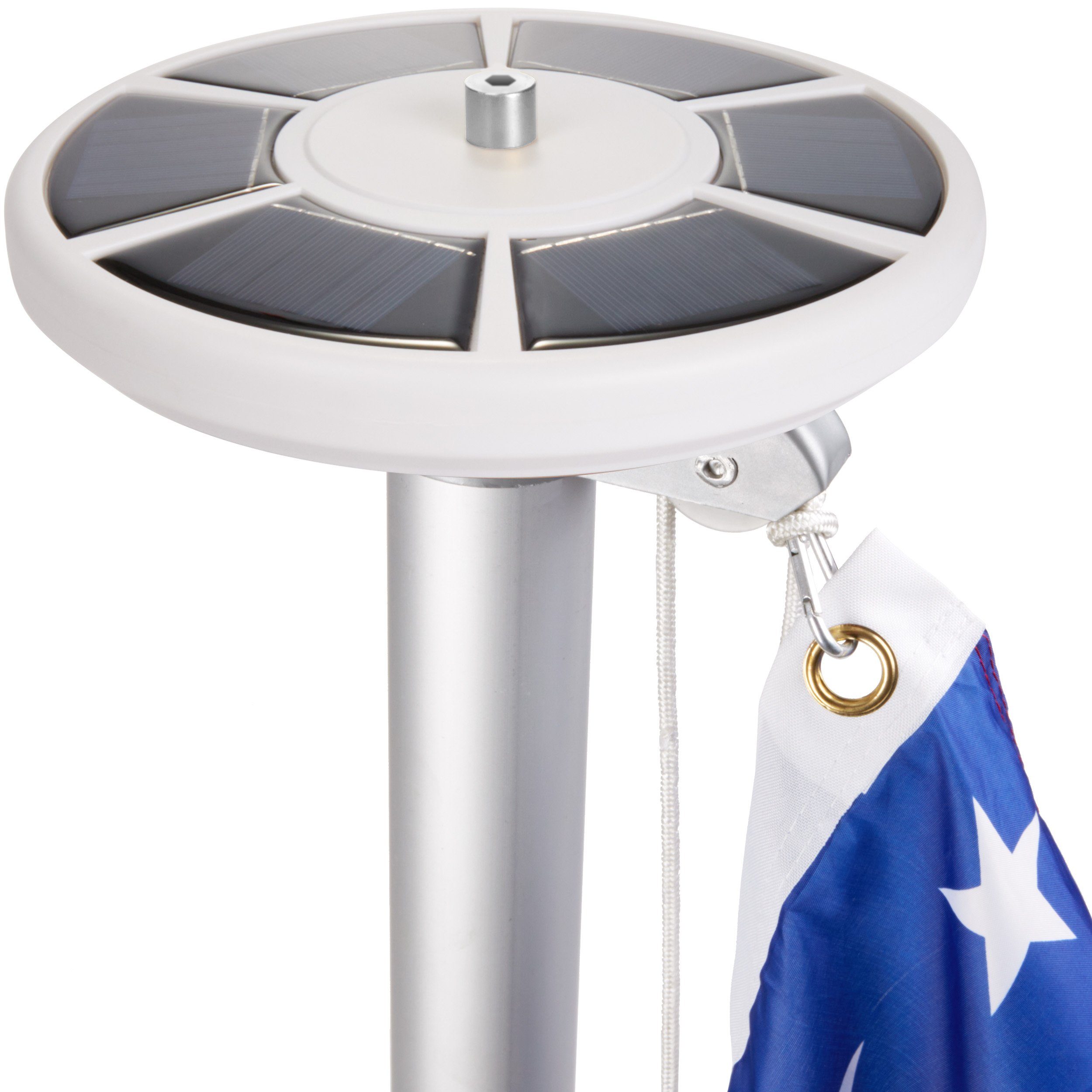 BRUBAKER LED Solarleuchte Fahnenmast Solar Licht günstig online kaufen