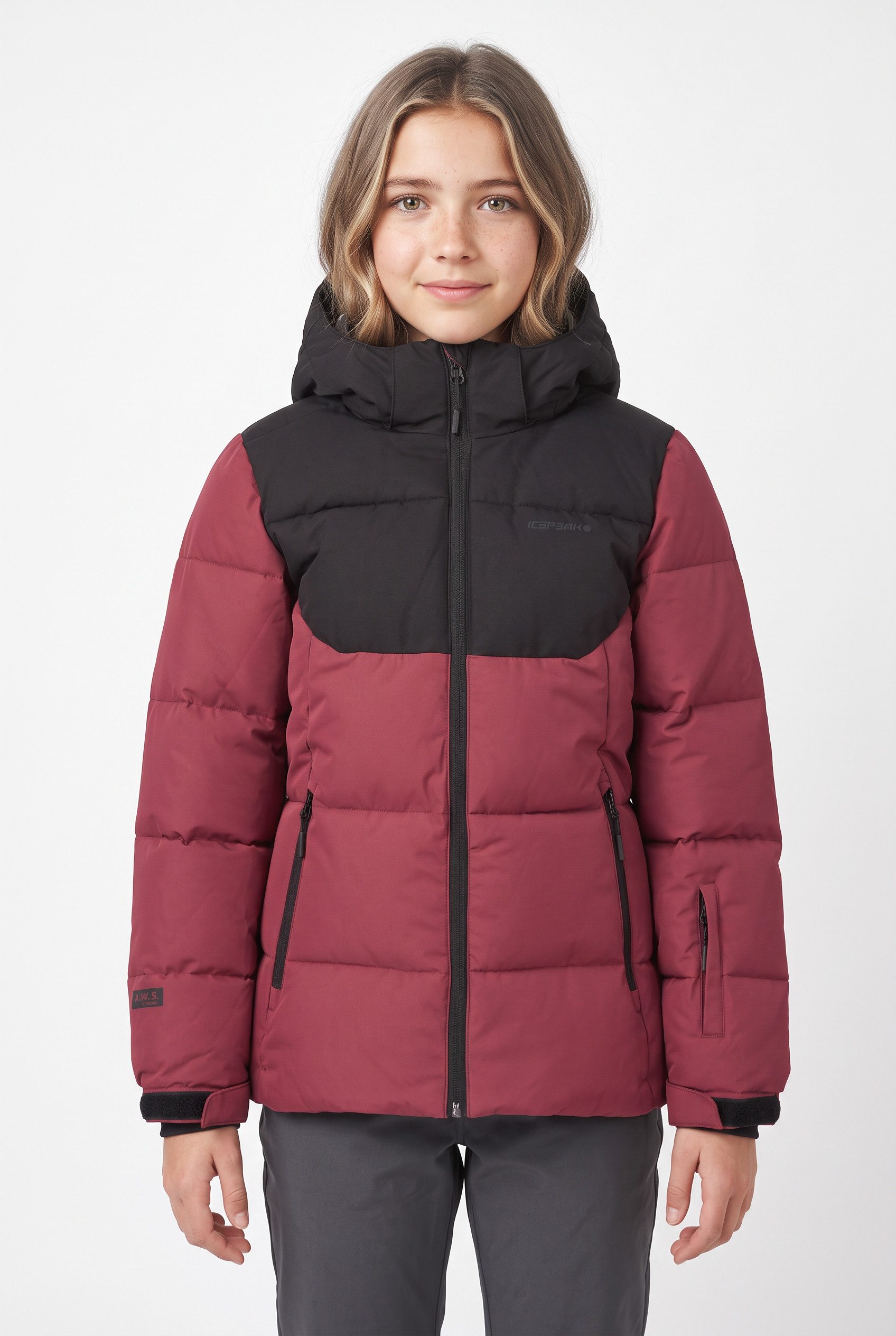 Icepeak Skijacke ICEPEAK LORIS JR für Kinder und Jugendliche, mit Wassersäule 10000, wasserabweisend