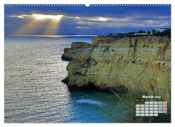 CALVENDO Wandkalender ALGARVE Portugals red coast (Premium-Calendar 2023 DIN A2 Landscape)