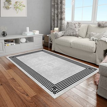 Teppich Maschinenwaschbarer Teppich, rutschfest, schmutzabweisend, Teppiche fü, HomeNette