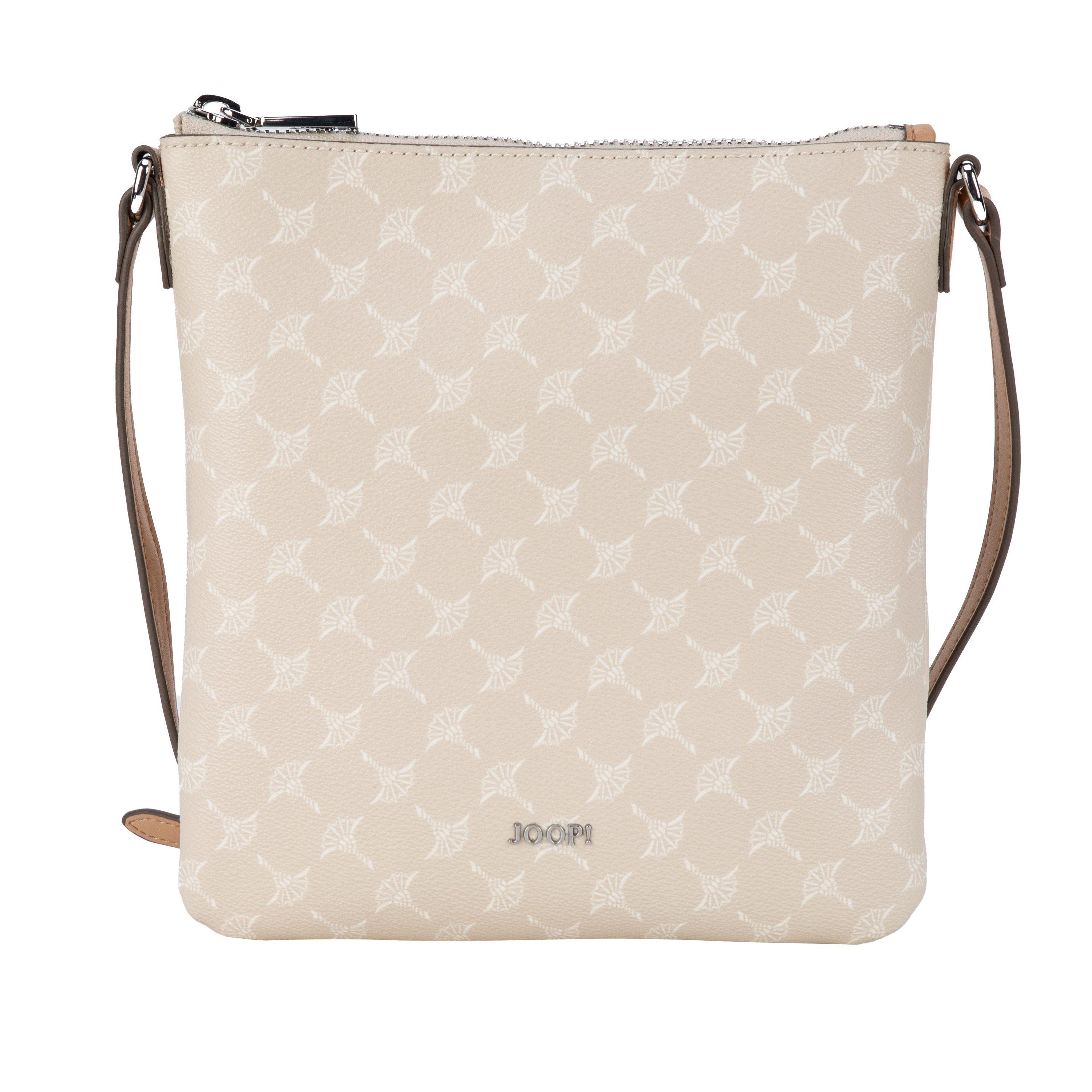 JOOP! Schultertasche flora 1.0 dia shoulderbag mvz1, Damen Umhängetasche mit verstellbarem Schulterriemen