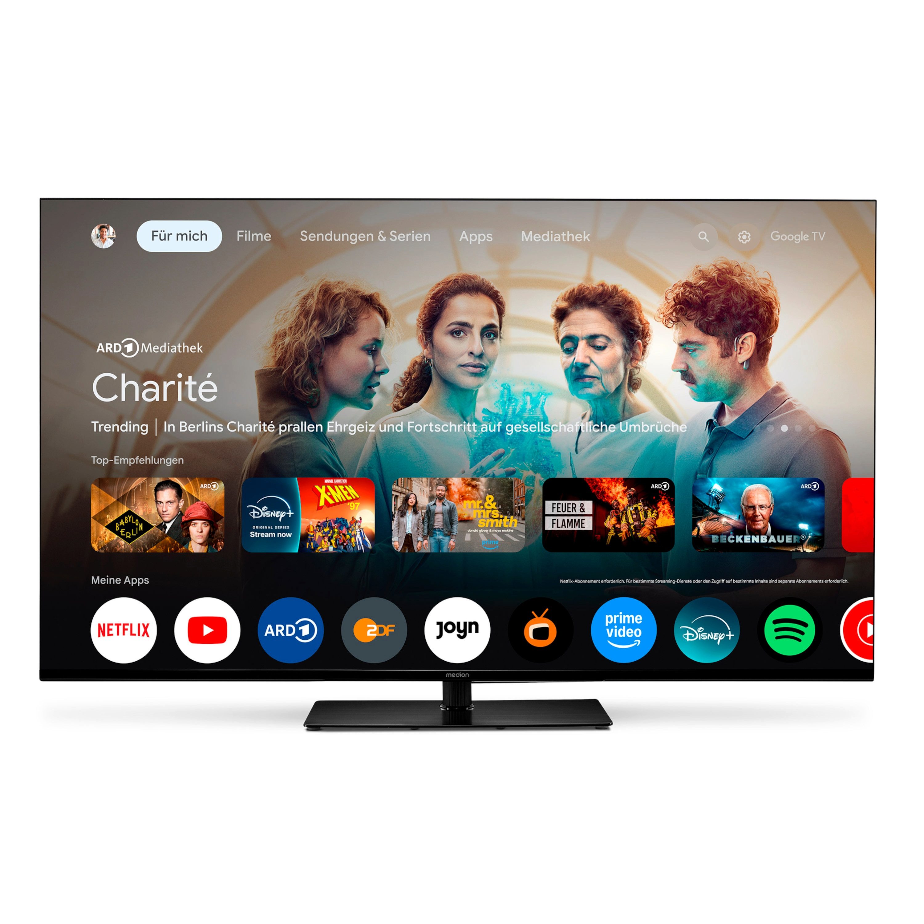 Medion® MD850400 LED-Fernseher (125.7 cm/50 Zoll, 4K Ultra HD, 60Hz, X8502502)