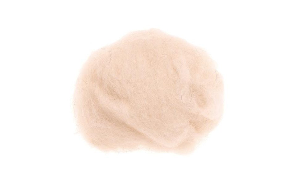 Glorex Bastelnaturmaterial Glorex Schafwolle ecrue 30 g