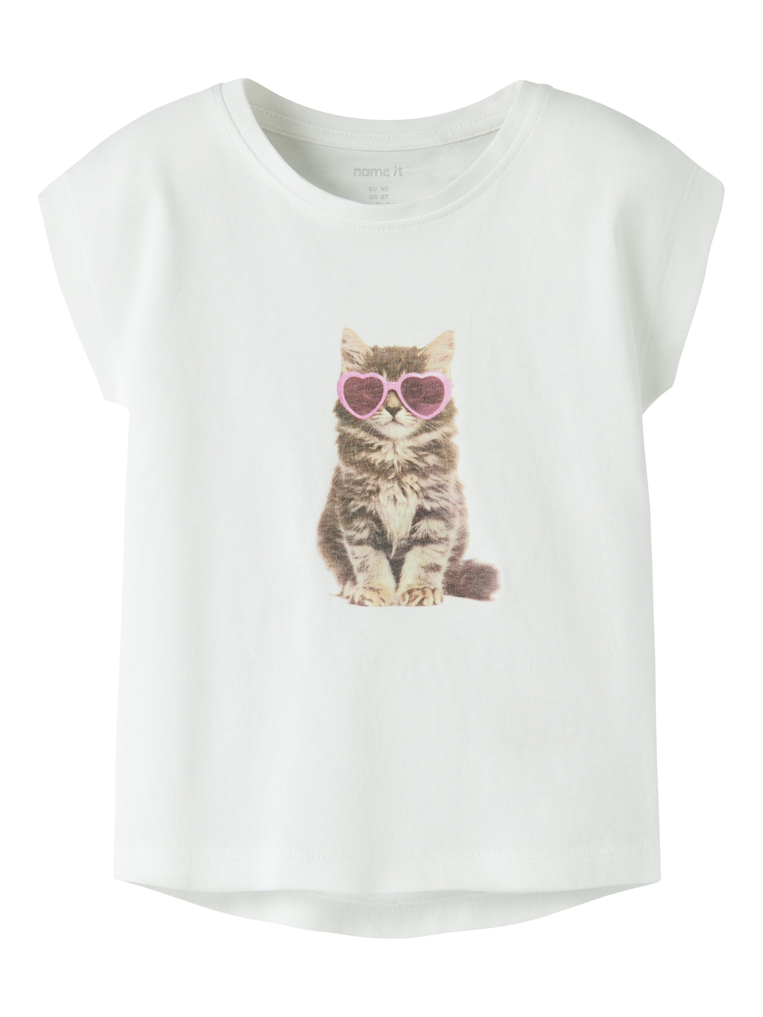 Name It T-Shirt NMFVOTIA CAPSL TOP Baumwolle, loose fit