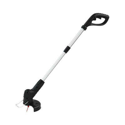 HAMMERSMITH Akku-Rasentrimmer Bionic Trimmer, 25 cm Arbeitsbreite Faden, funktioniert mit Kabelbindern, Lithium-Ionen-Akku, Teleskopgriff