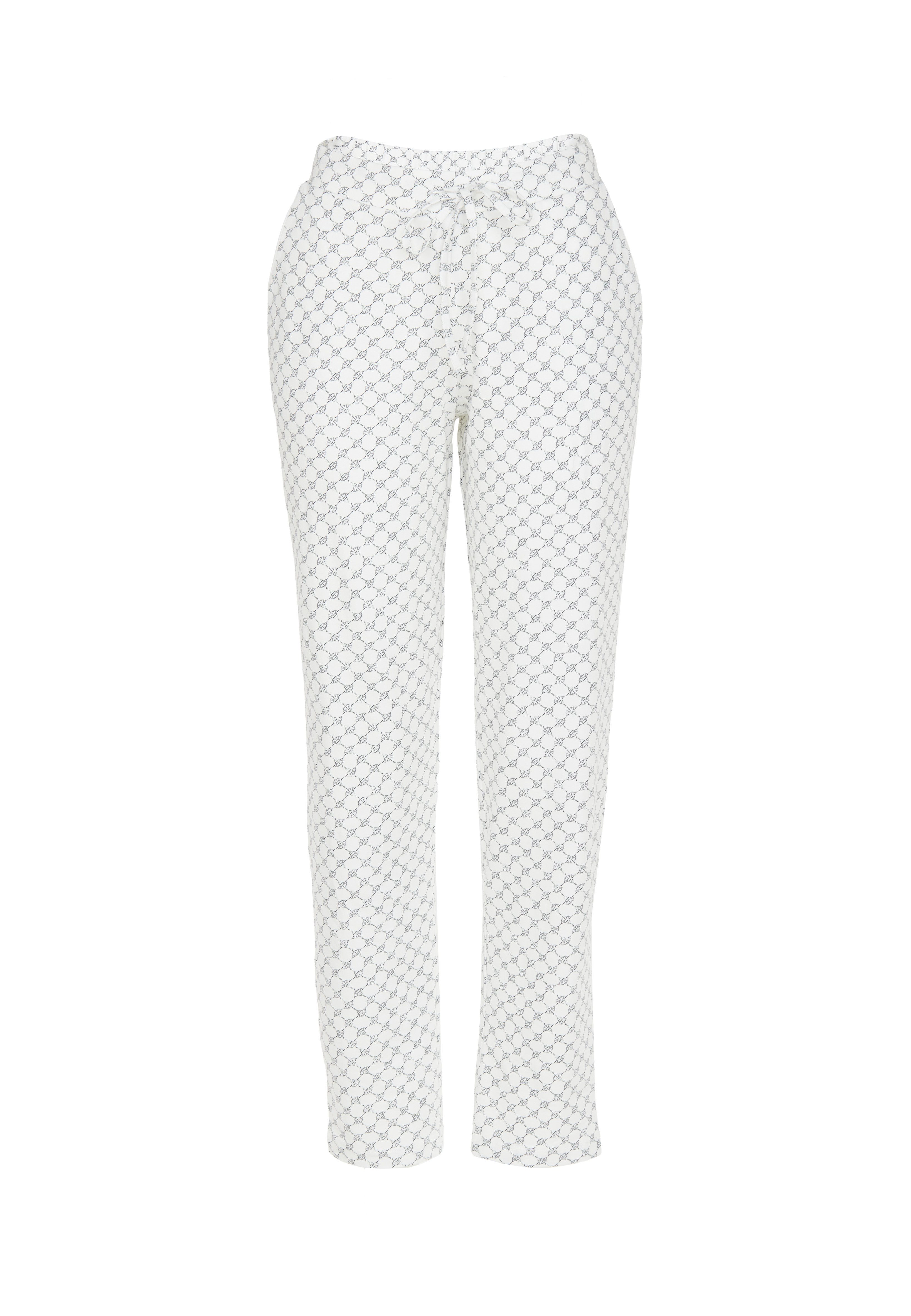 JOOP! Pyjamahose Cosy mit Tunnelzug und Bindeband, Cornflower-Allover – Bild 2 von 5