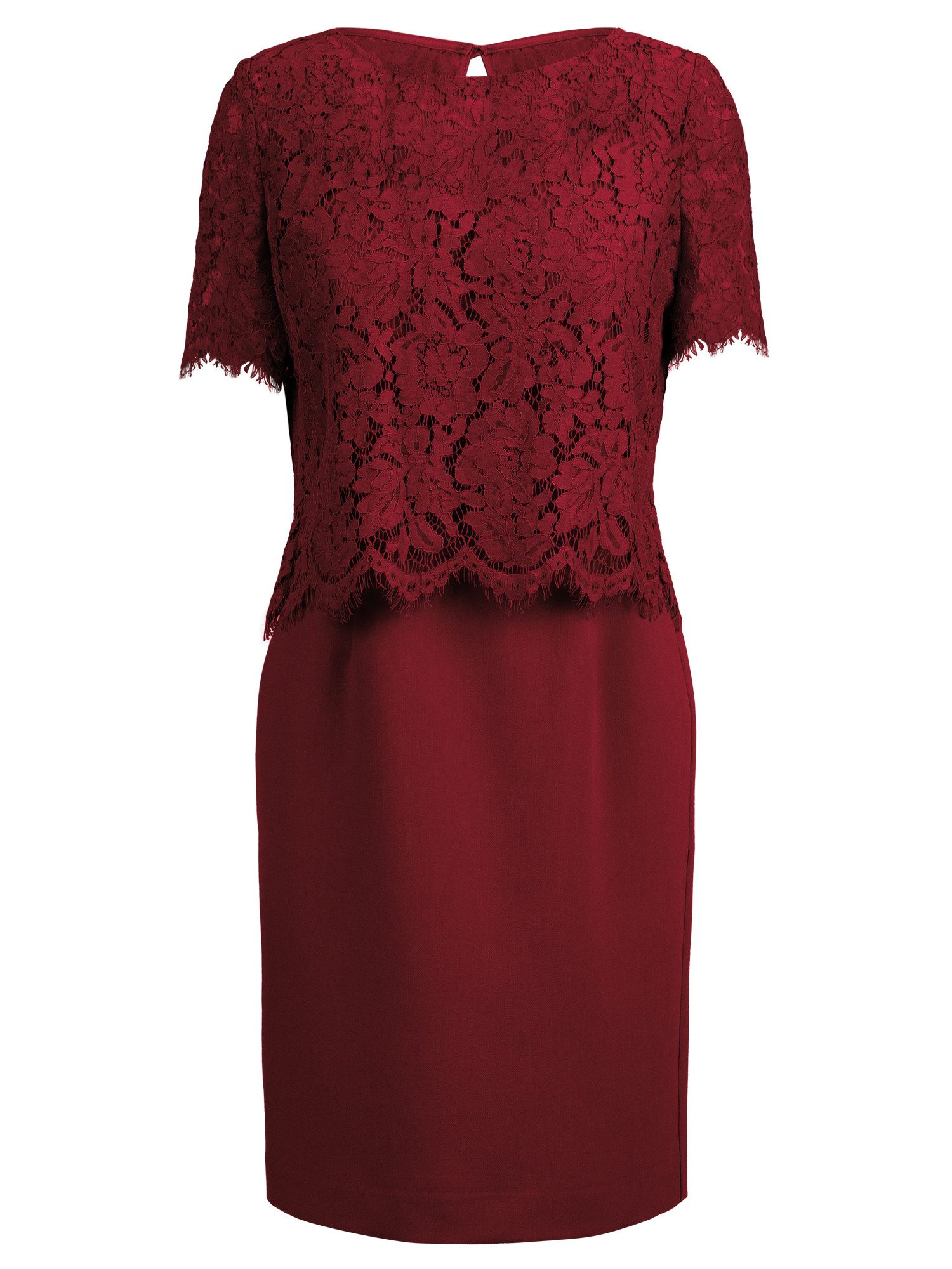 APART Spitzenkleid Rundem Ausschnitt Creme Ab 62,78 Produktbild-Vorschau 3