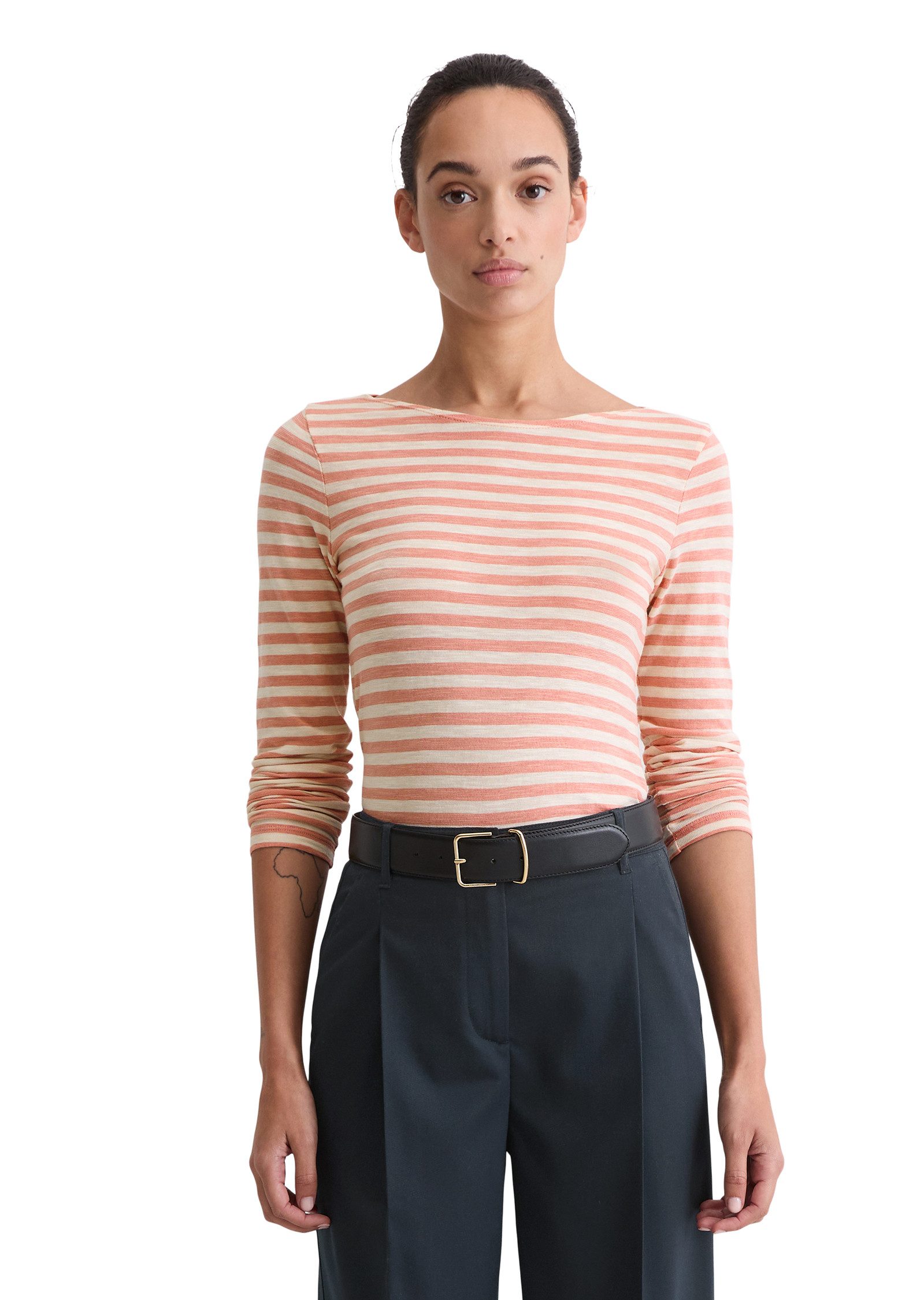 Marc O'Polo Langarmshirt im schönen Streifenmuster günstig online kaufen