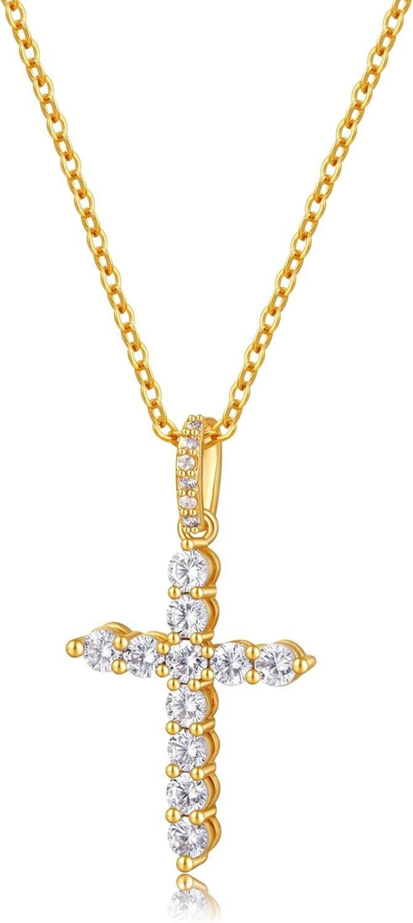 LuxusKollektion Kette und Anhänger Set Kreuz günstig online kaufen
