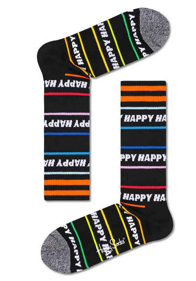 Happy Socks Socken »Happy Line« mit verstärktem Fußgewölbe