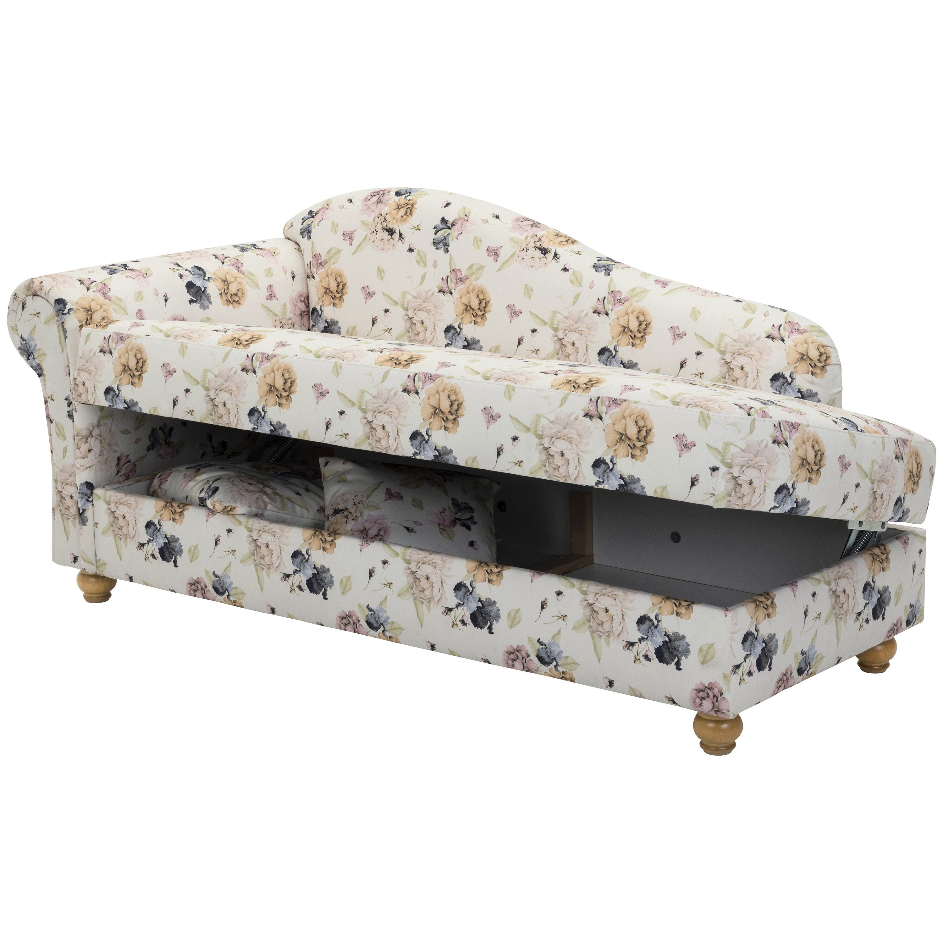Max Winzer® Recamiere Evelyn, Armteil links, Federkern, Bettkasten