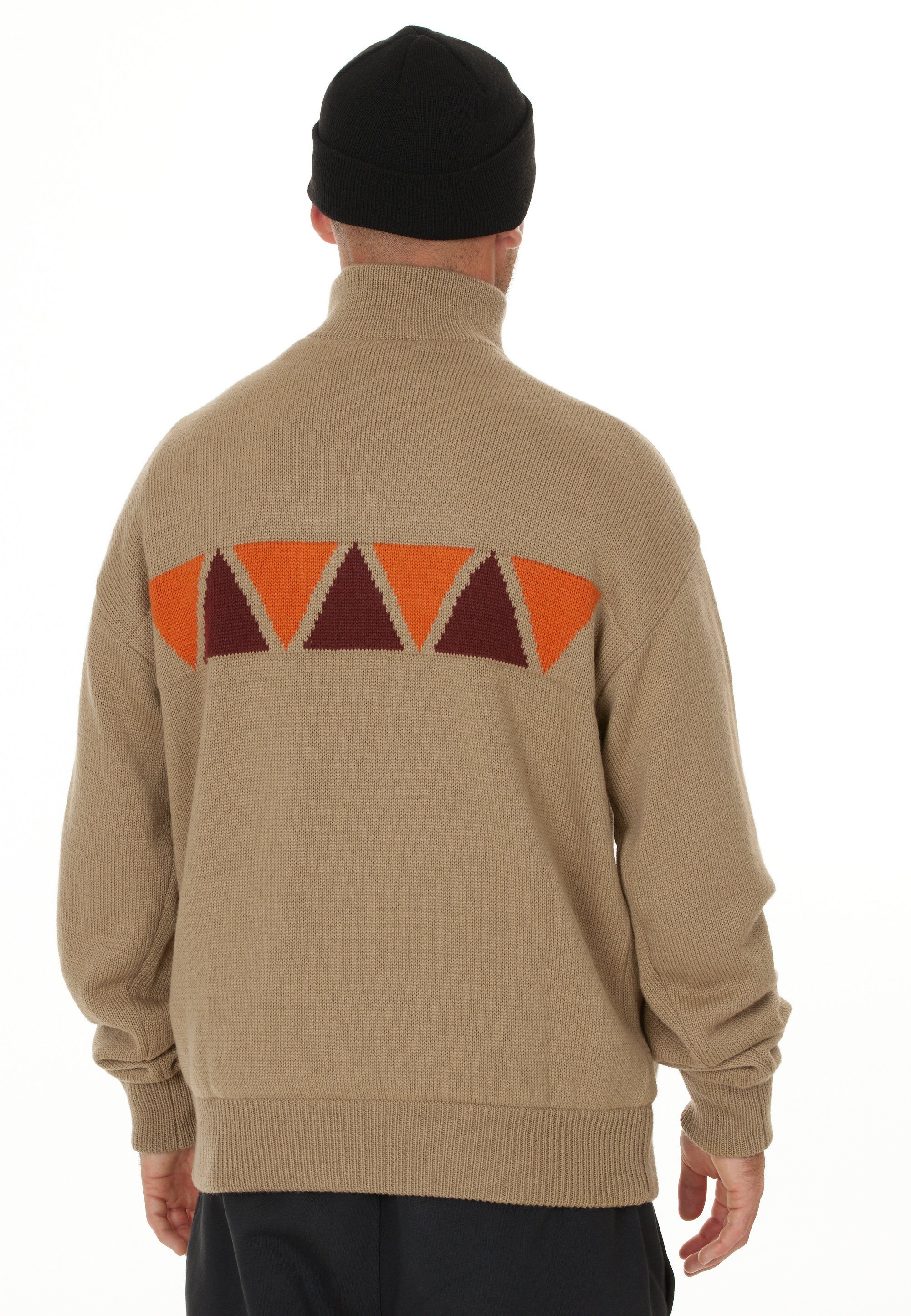 SOS Strickpullover Aboda mit winddichter Innenschicht
