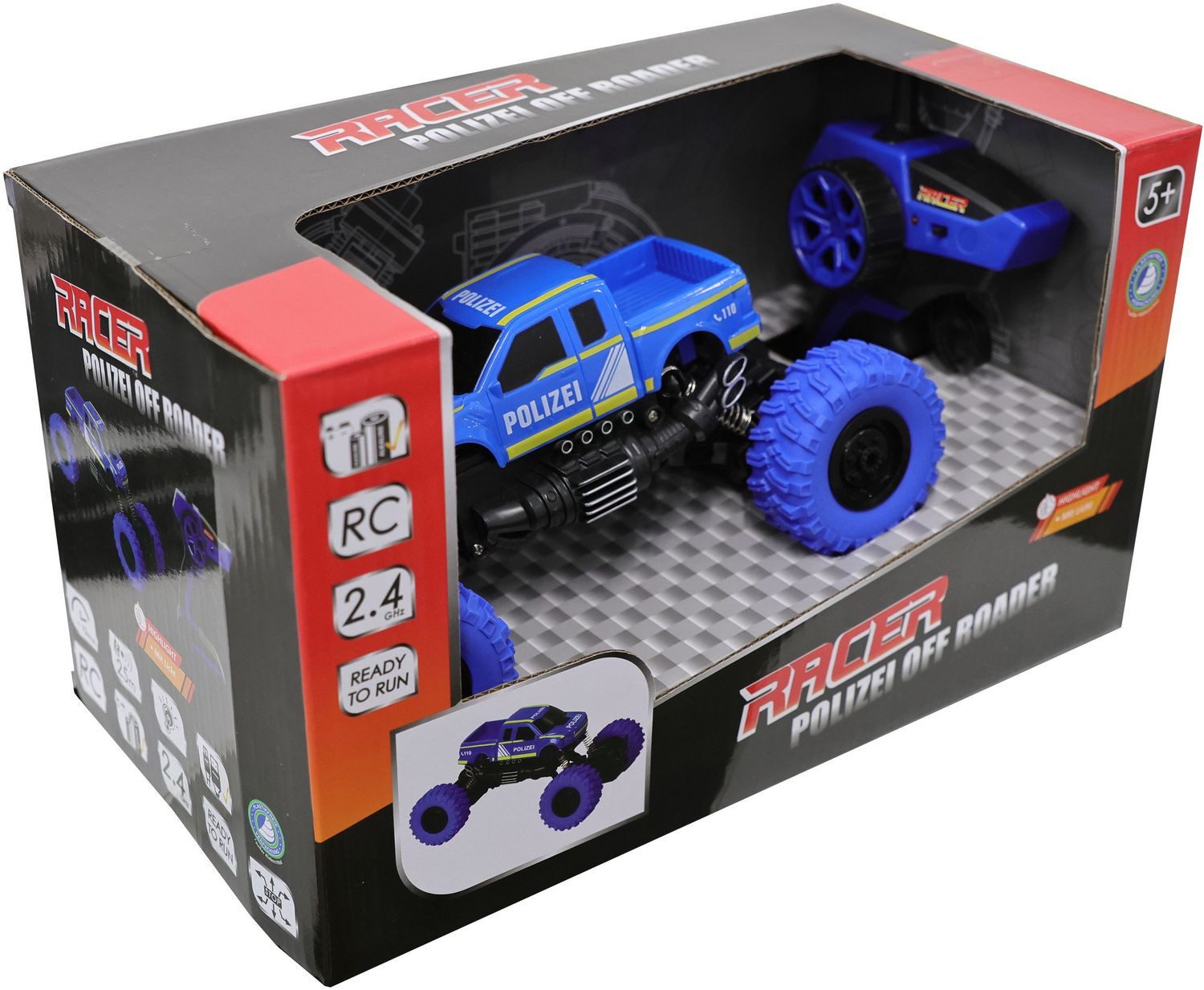 Spiel Racer R/C Polizei Off Roader 2.4 GHz