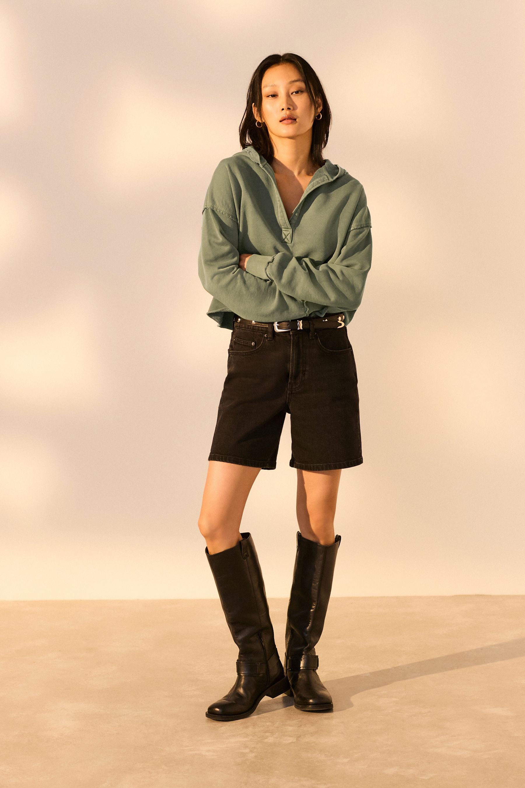 Next Kapuzenpullover Kapuzensweatshirt im Relaxed Fit aus Baumwolle (1-tlg) günstig online kaufen