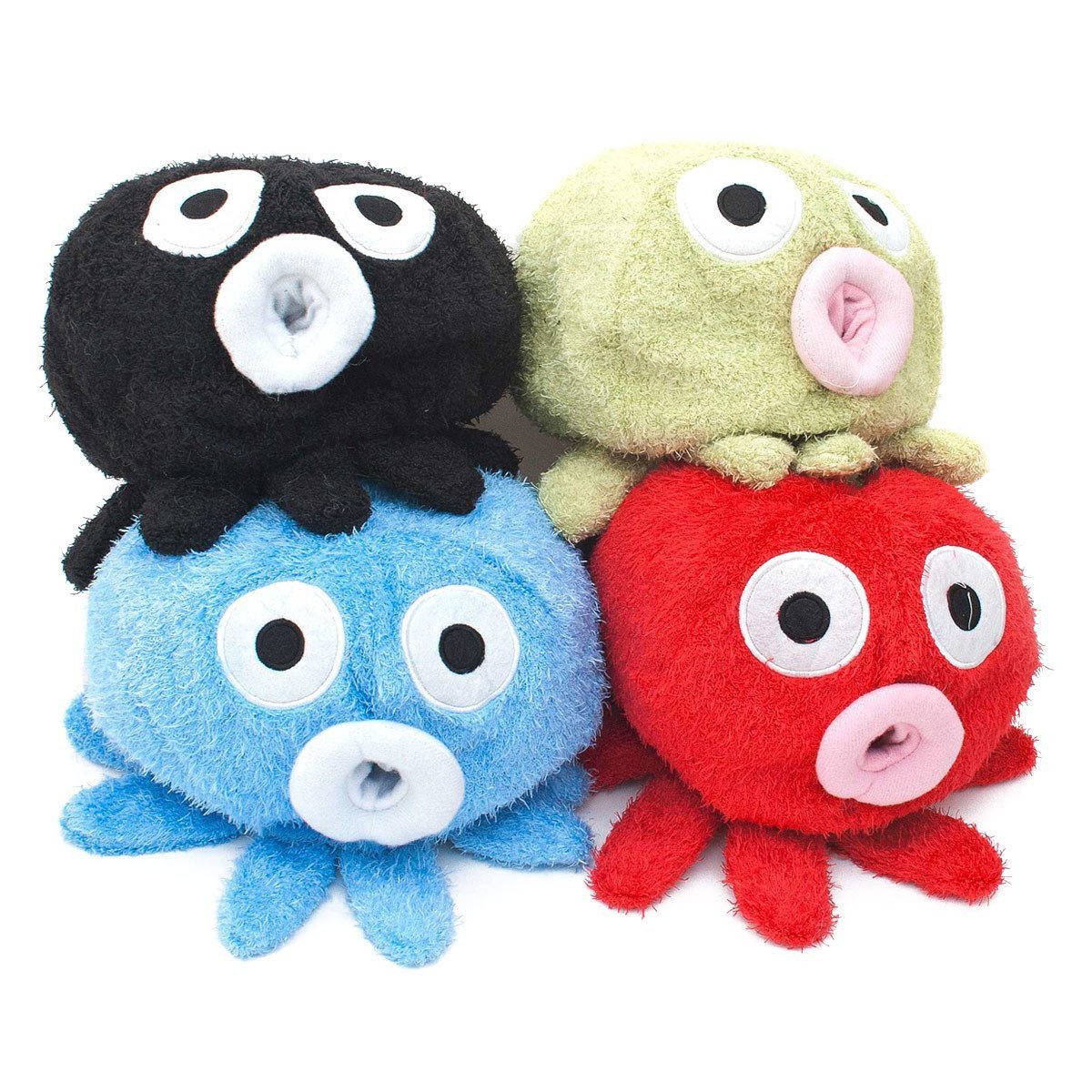 Goods+Gadgets Papiertuchspender GOODS+GADGETS Octopus Plüsch Taschentuchspender für Bad - Octopus Box, (Taschentuch-Spender, Kosmetiktücher), Oktopus Kosmetiktuchspender