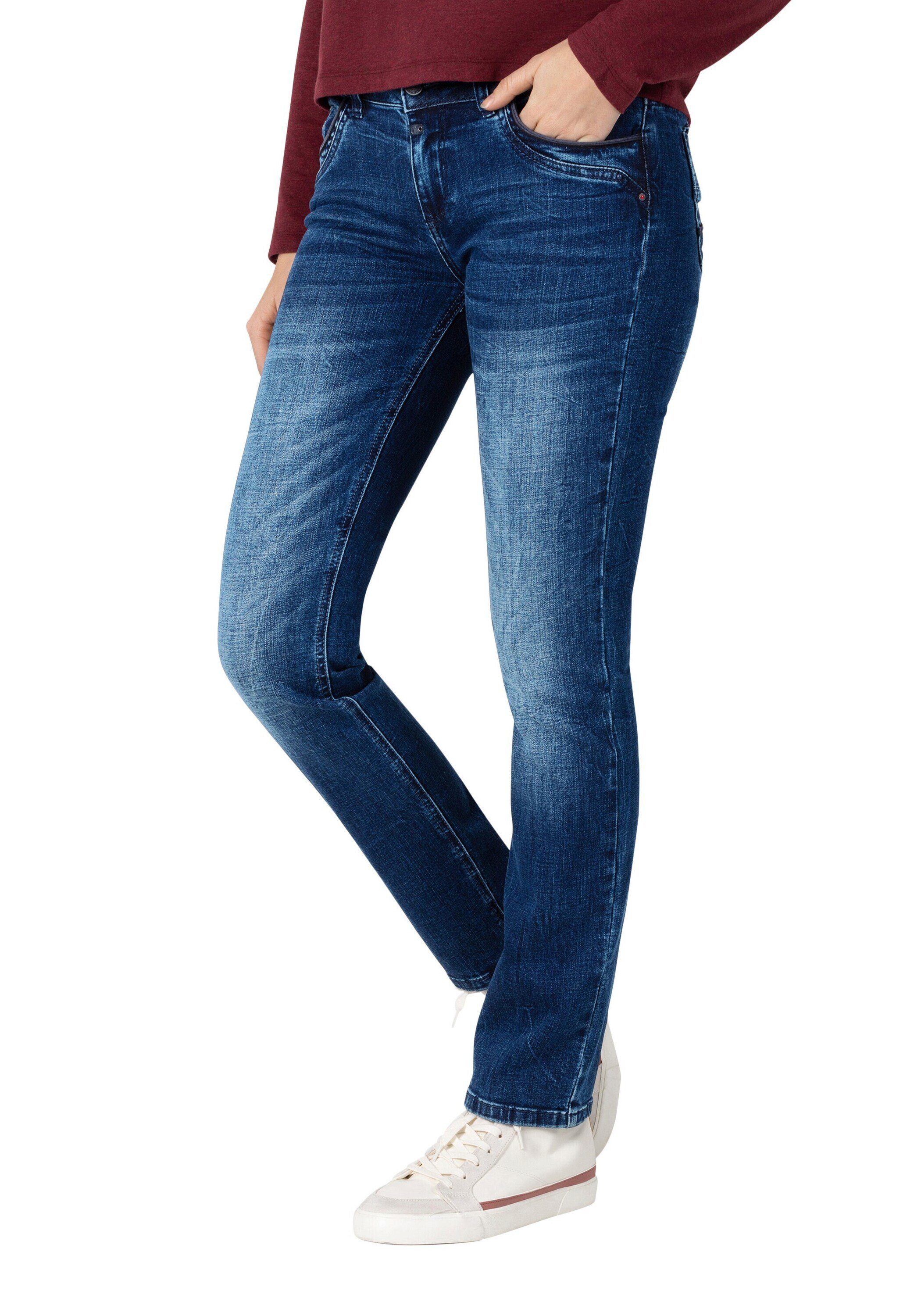 Tahila TIMEZONE Slim-fit-Jeans (1-tlg) Details Plain/ohne
