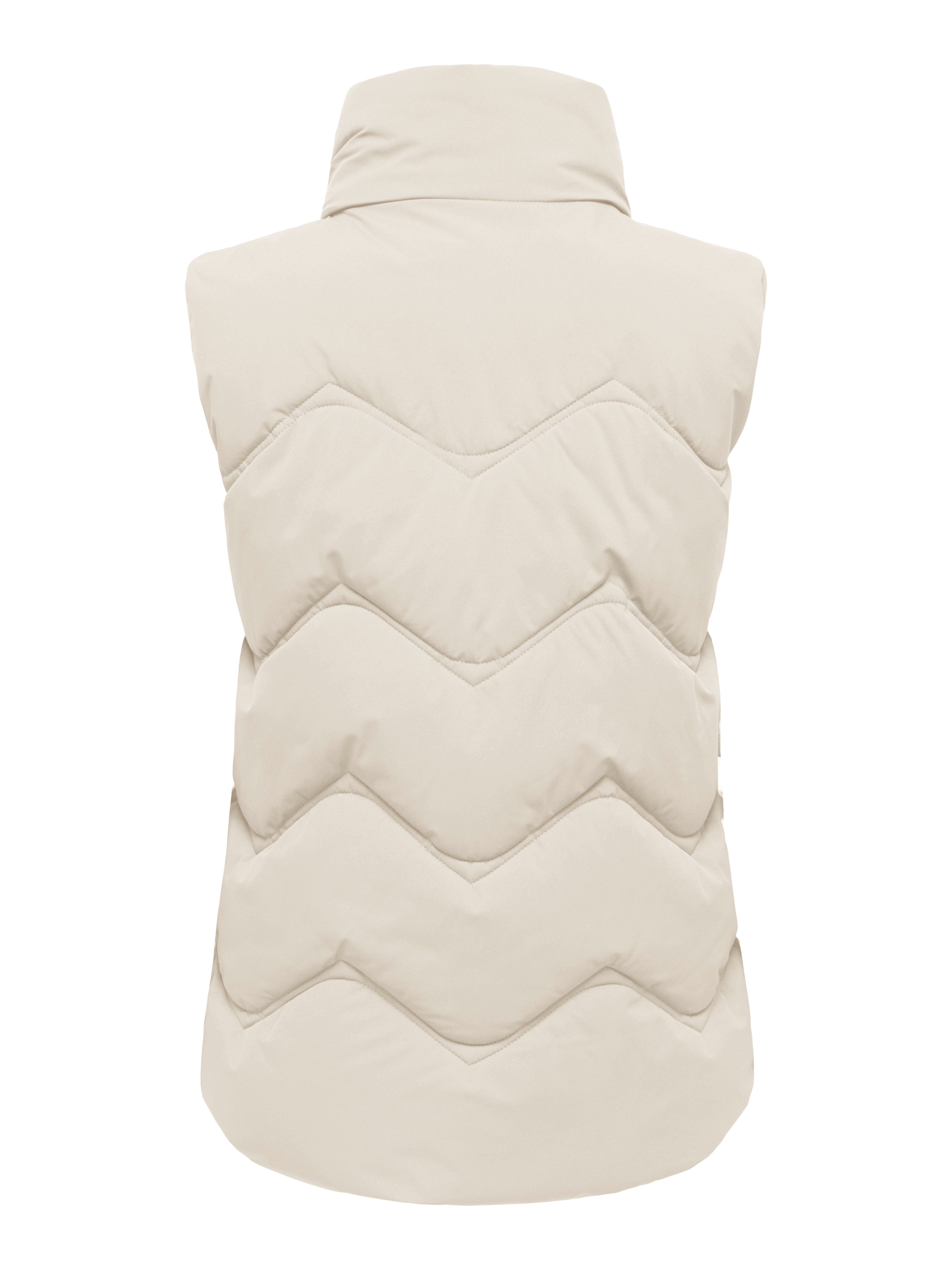 JDY Steppweste JDYPOWER SHORT WAISTCOAT OTW HAB Kunstfaser