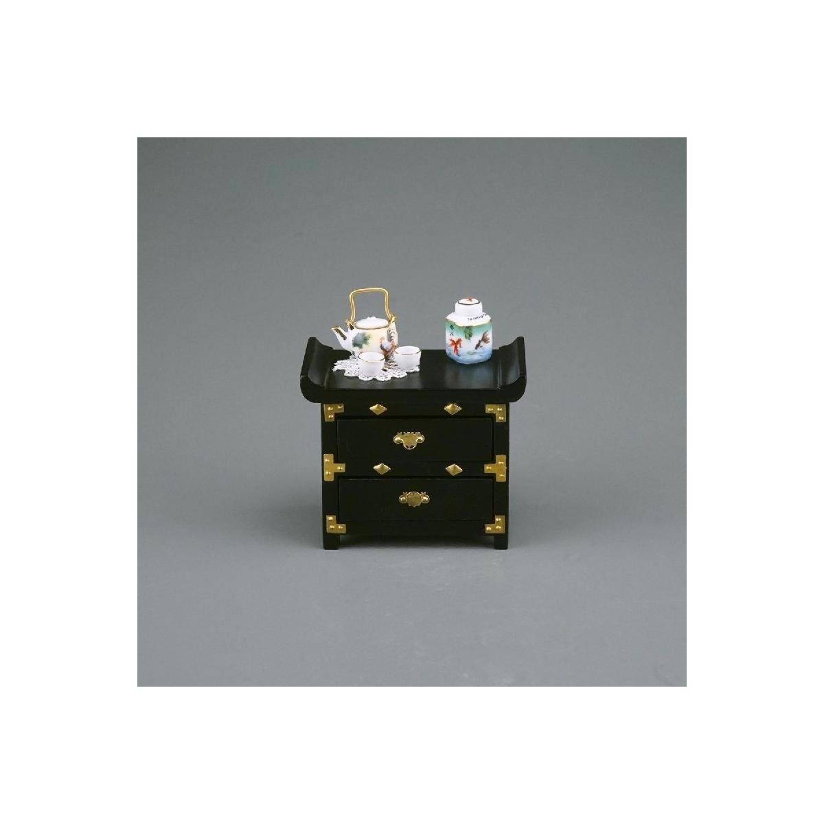 Reutter Porzellan Dekofigur 001.837/1 - Japanische Lackkommode "Tea Time", Miniatur...