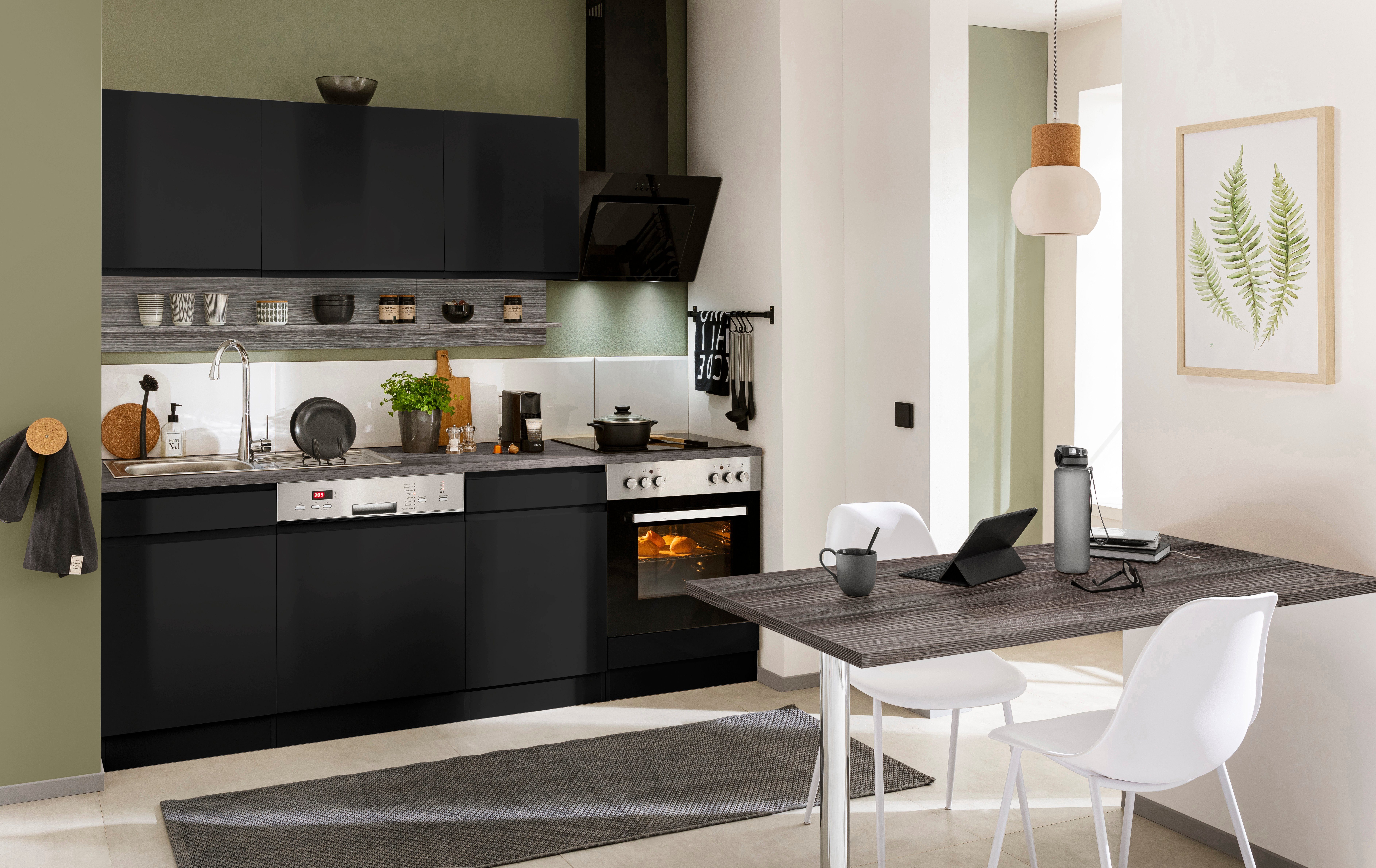 KOCHSTATION Küchenzeile KS-Virginia, Breite 220 cm, wahlweise mit oder ohne günstig online kaufen