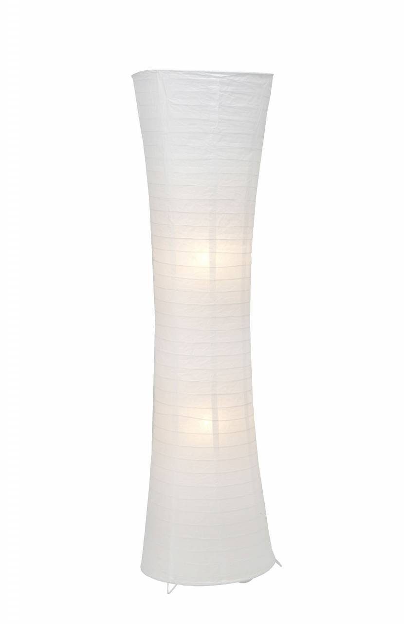 Brilliant Stehlampe Becca, Lampe Becca 2x Standleuchte geeignet für Normall A60, 60W, weiß E27