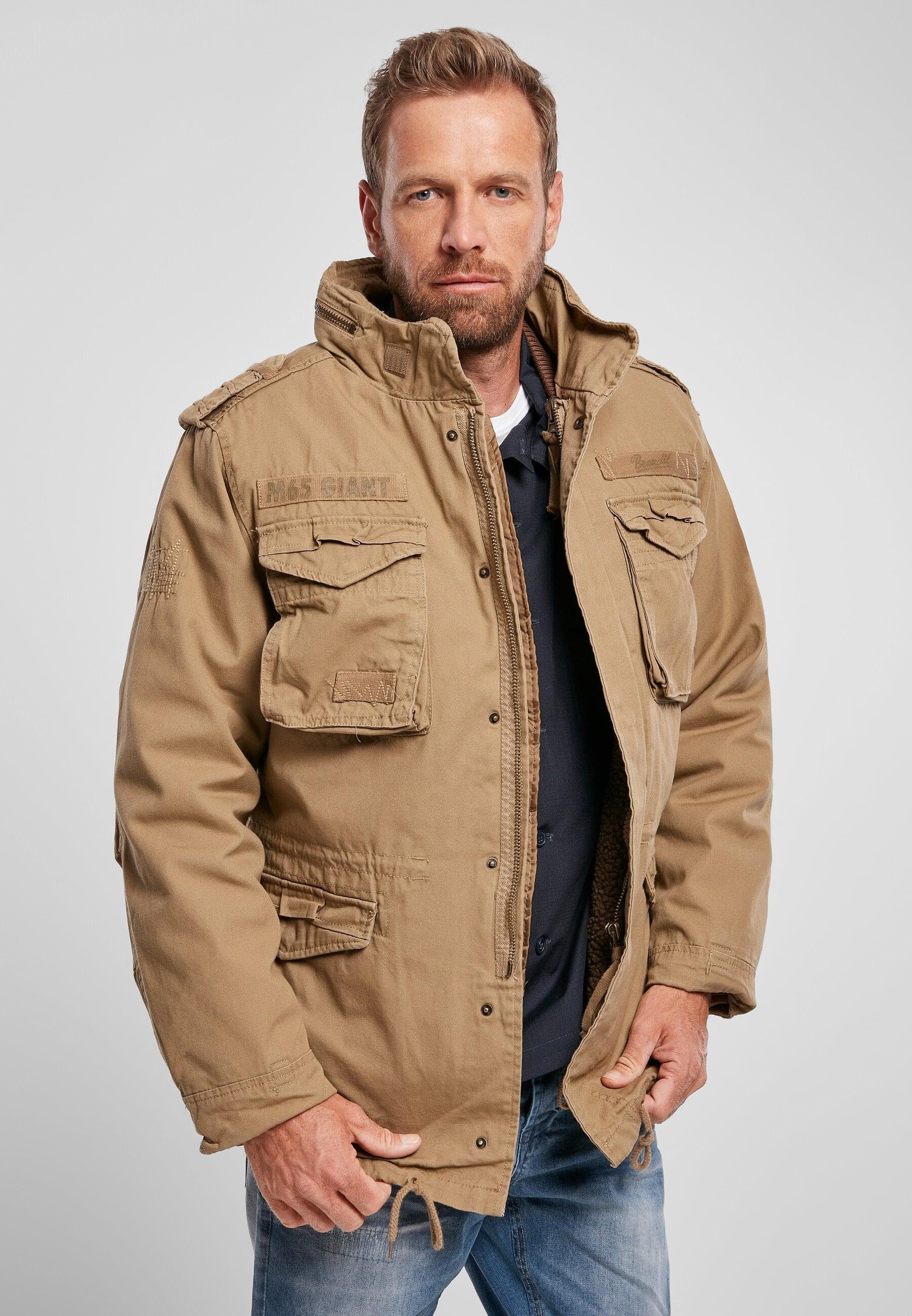 Brandit Wintermantel Herren M-65 Giant camel Jacket