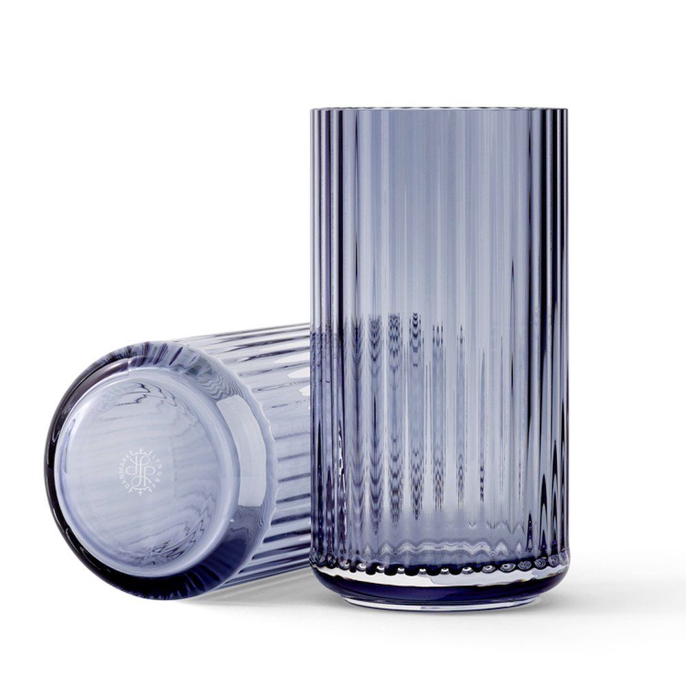 Lyngby Porcelæn Dekovase Glas Blau 31 cm