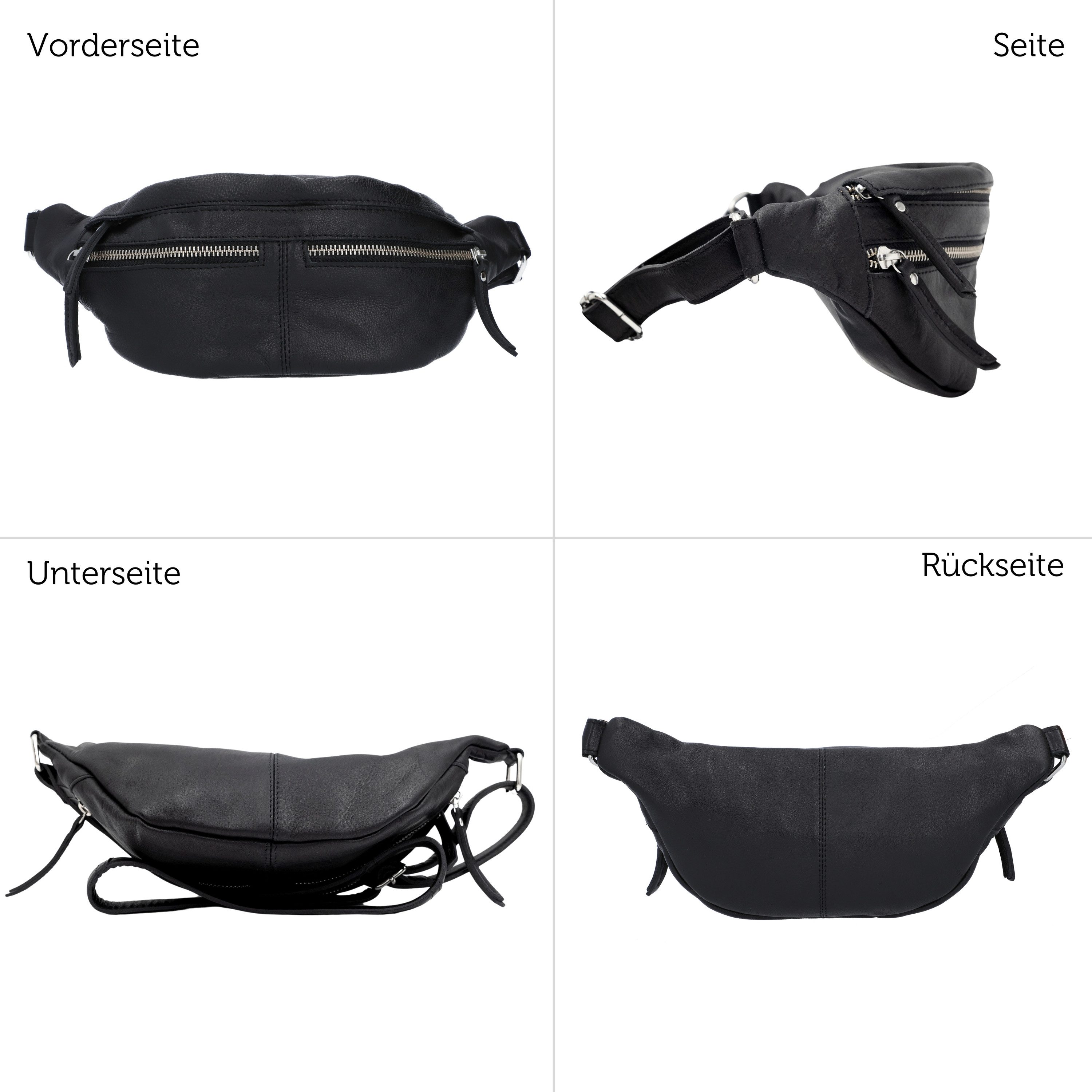 Gusti Leder Gürteltasche Gusti Leder Bauchtasche Acton (1-tlg)