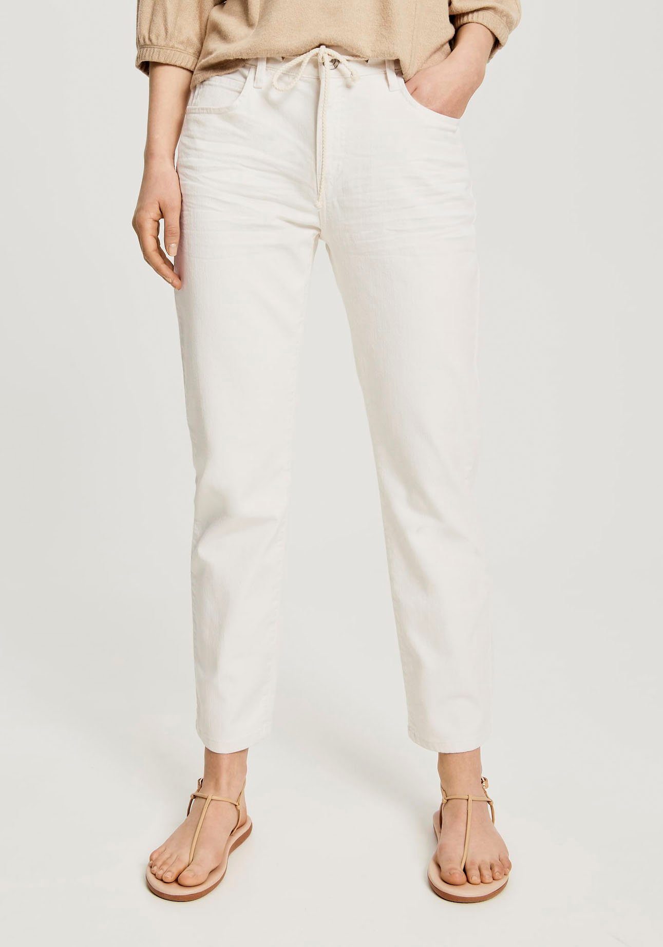 OPUS 5-Pocket-Jeans »Louis Colored« mit dekorativem Bindedetail online  kaufen | OTTO