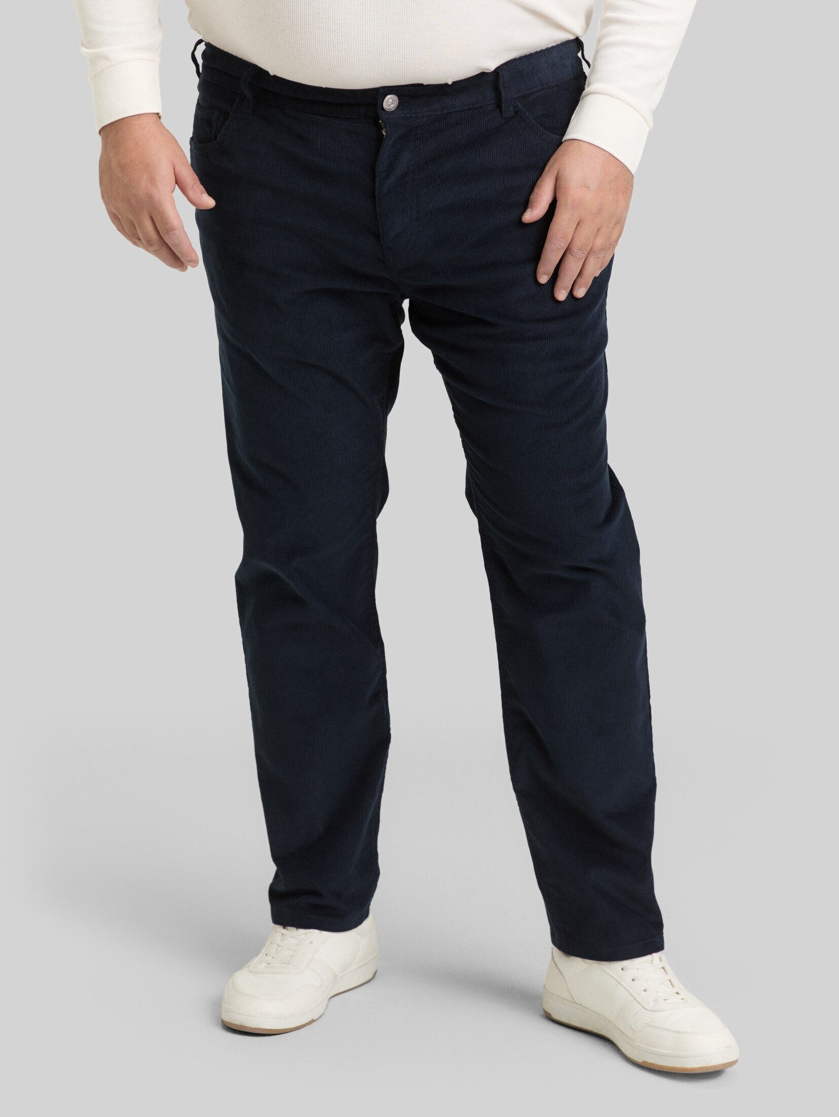 TOM TAILOR PLUS Chinohose Hosen & Chino Plus Size - Regular Fit Cordhose