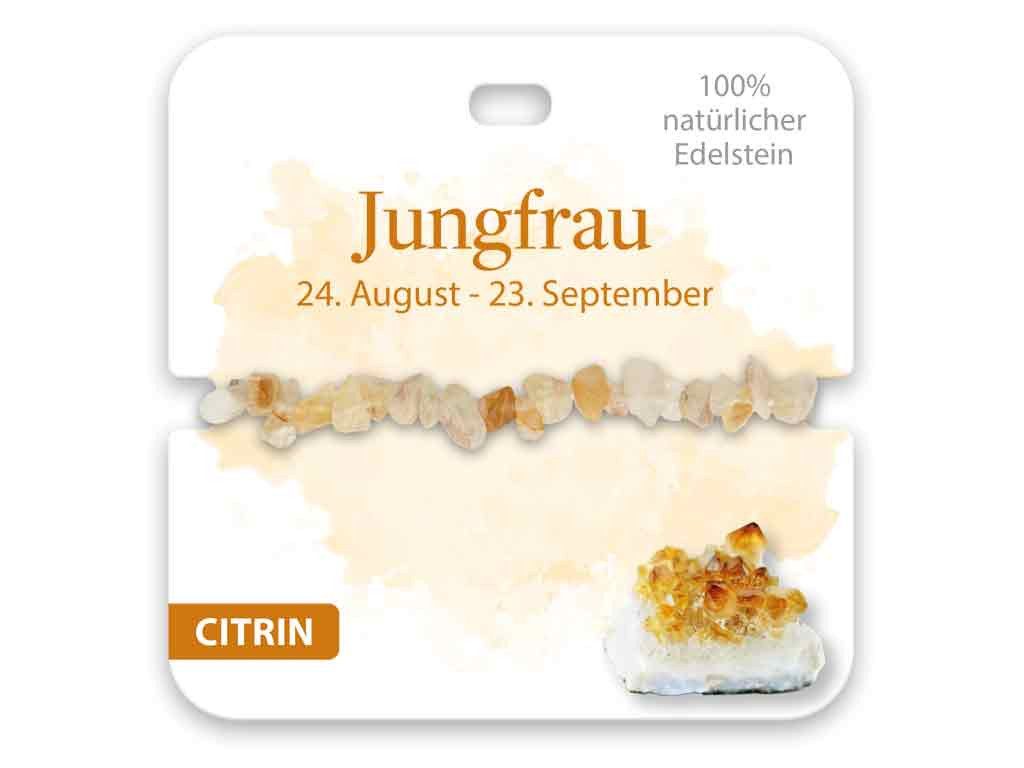 bb Klostermann Armband BB Klostermann Edelstein Armband Citrin Sternzeichen Jungfrau