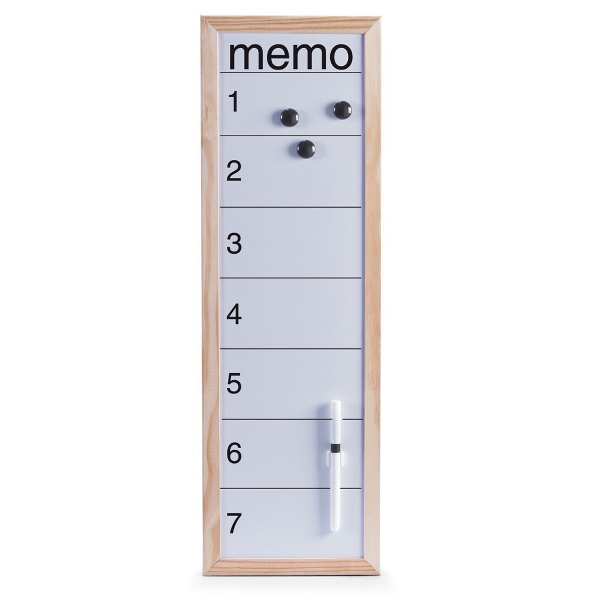 Magnettafel Magnet-/Schreibtafel "Memo