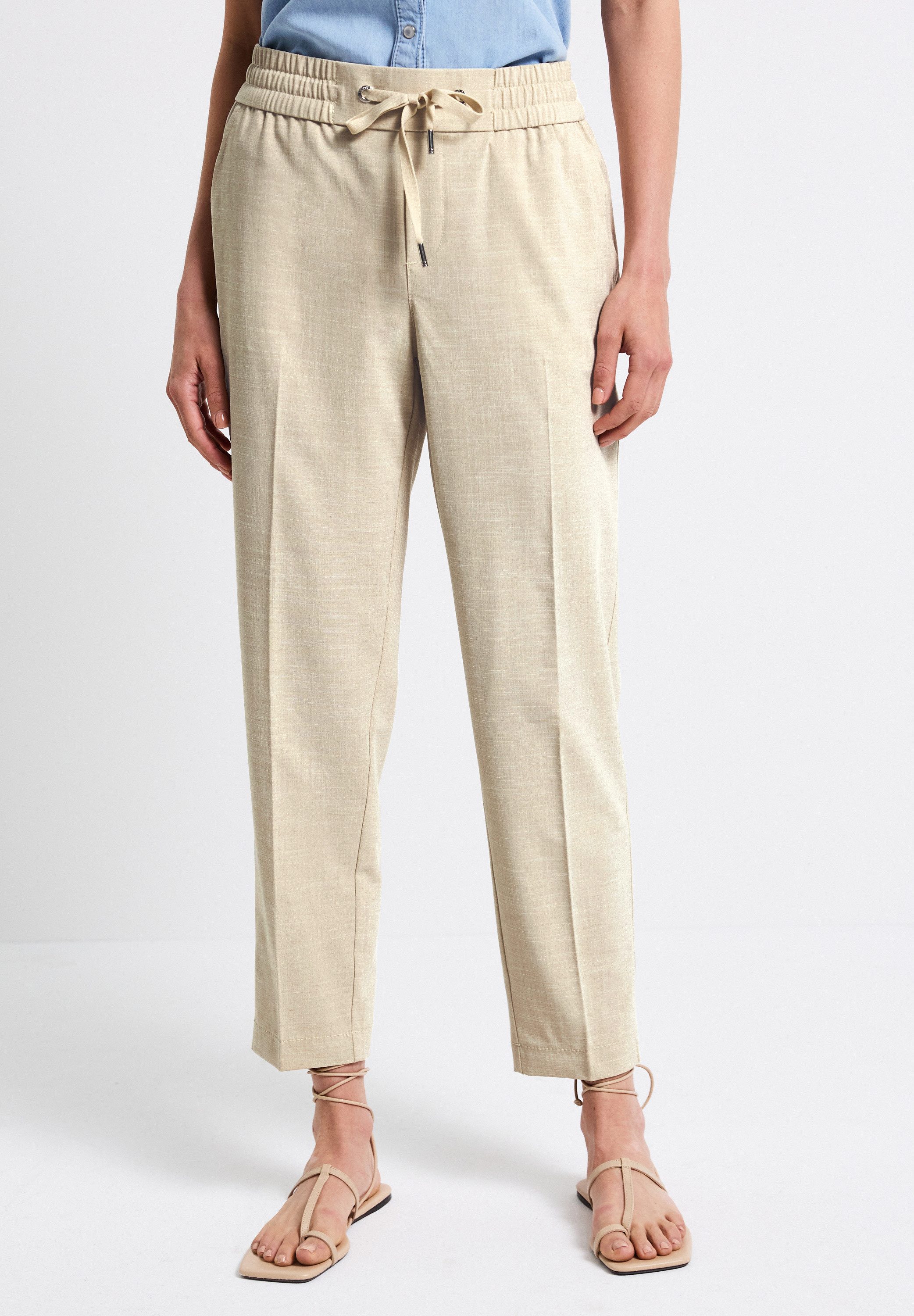 STREET ONE Bügelfaltenhose Middle Waist günstig online kaufen