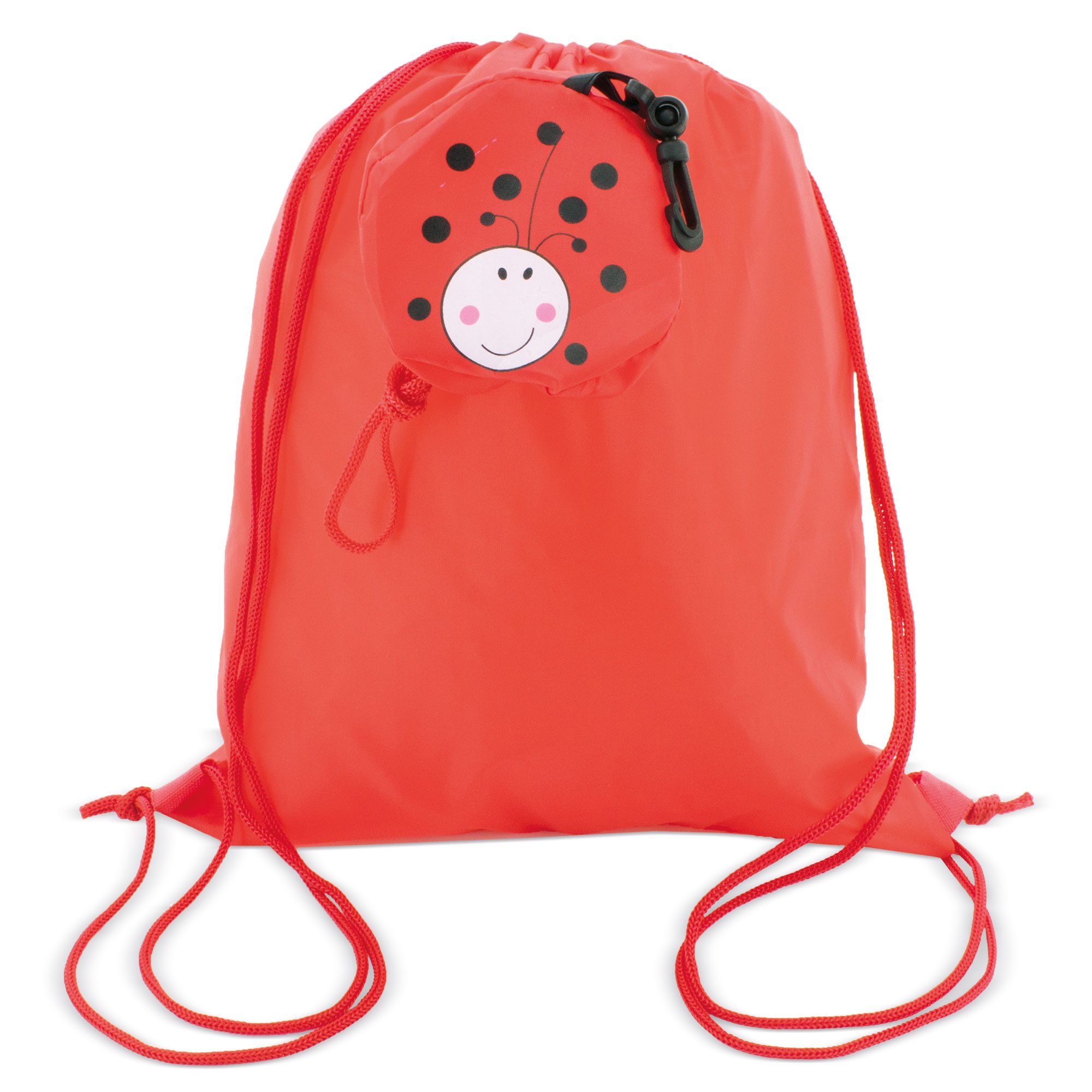 Freizeitrucksack Faltbarer Rucksack (Turnbeutel) Kinder "Marienkäfer"