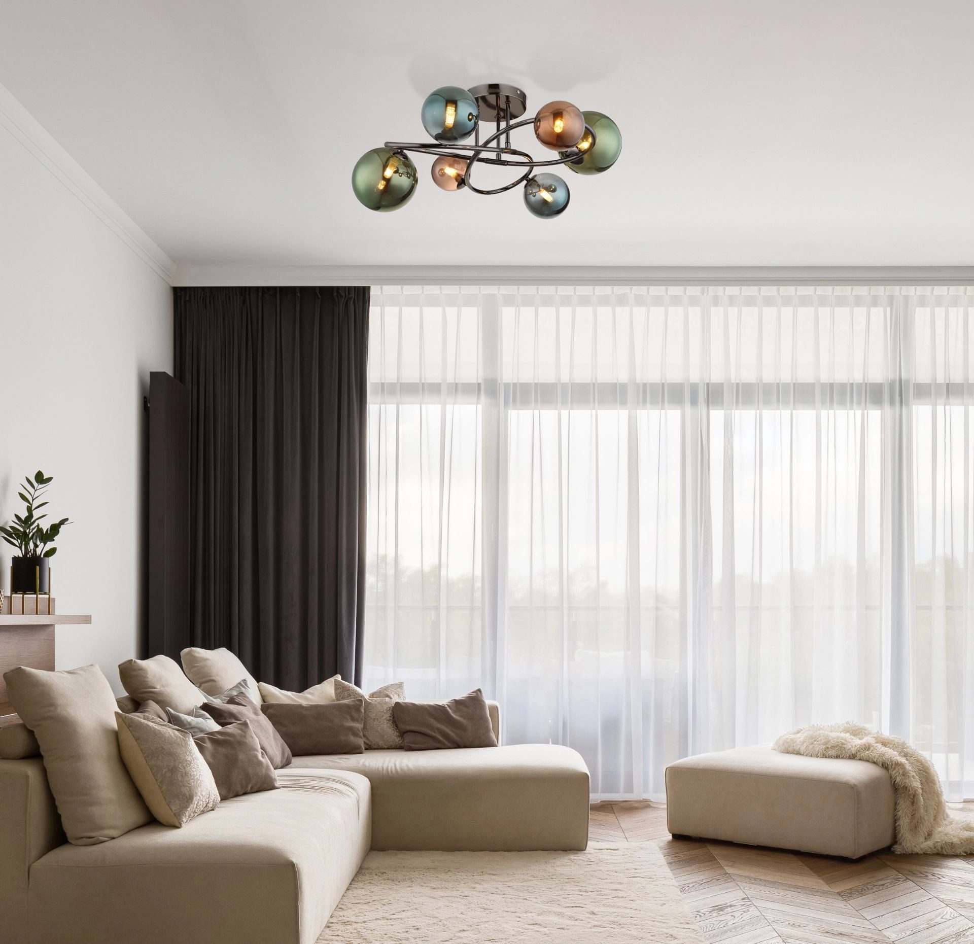 GLOBO LIGHTING LED Deckenleuchte RIHA, Leuchtmittel günstig online kaufen